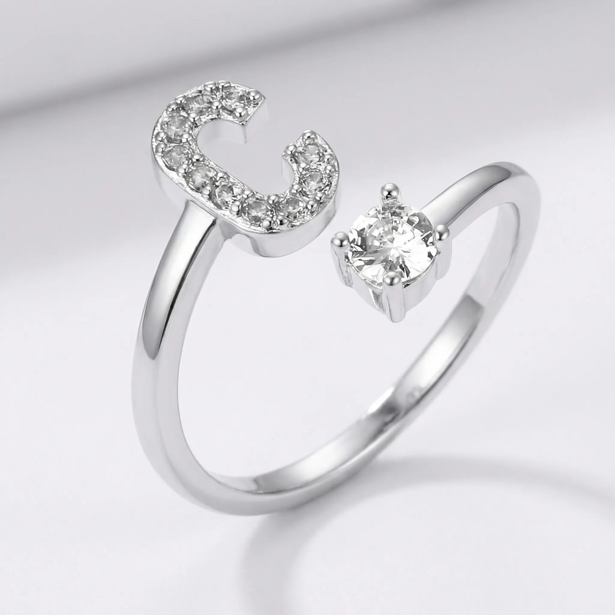 Navando | Gepersonaliseerde Ring Met zirkoniasTeen