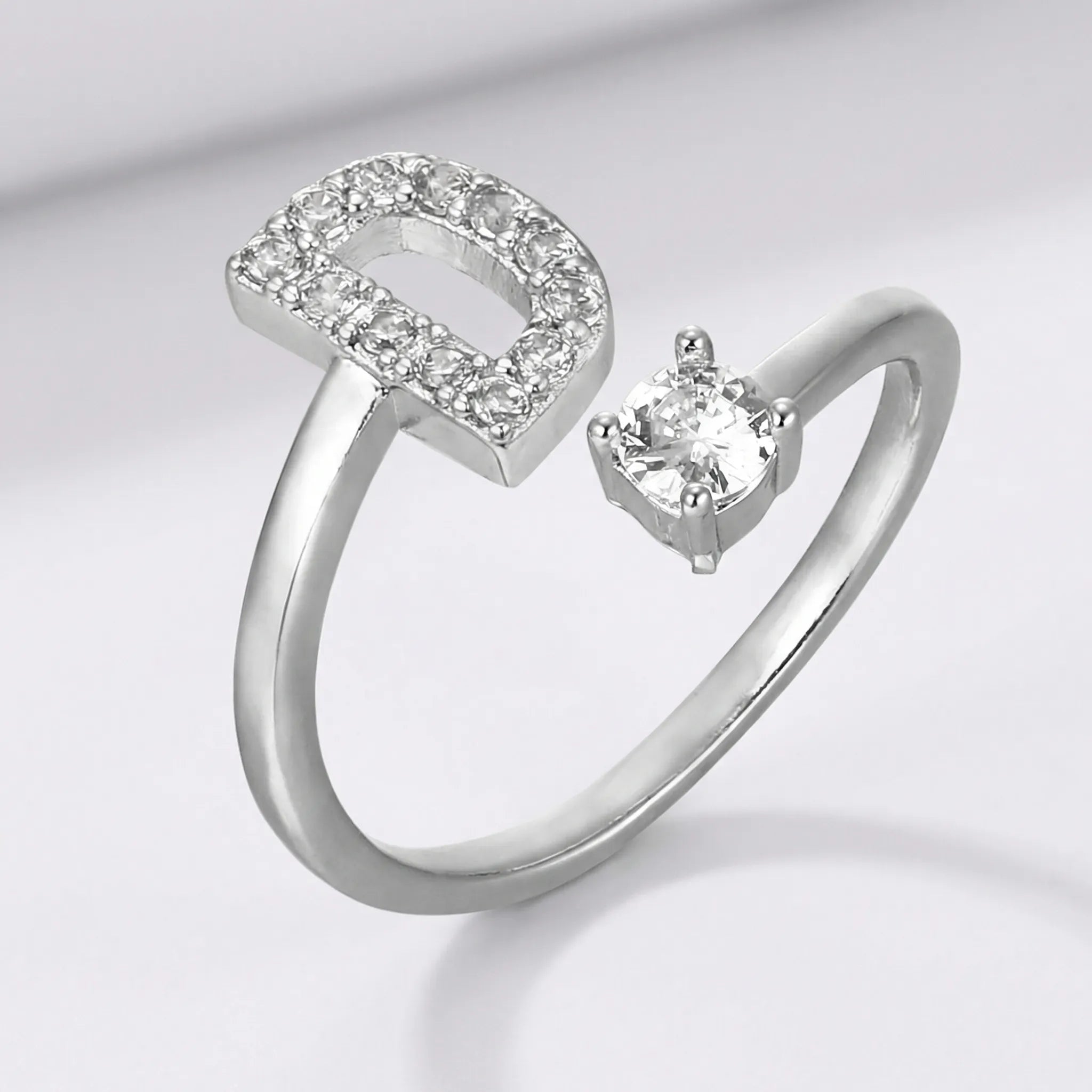 Navando | Gepersonaliseerde Ring Met zirkoniasTeen