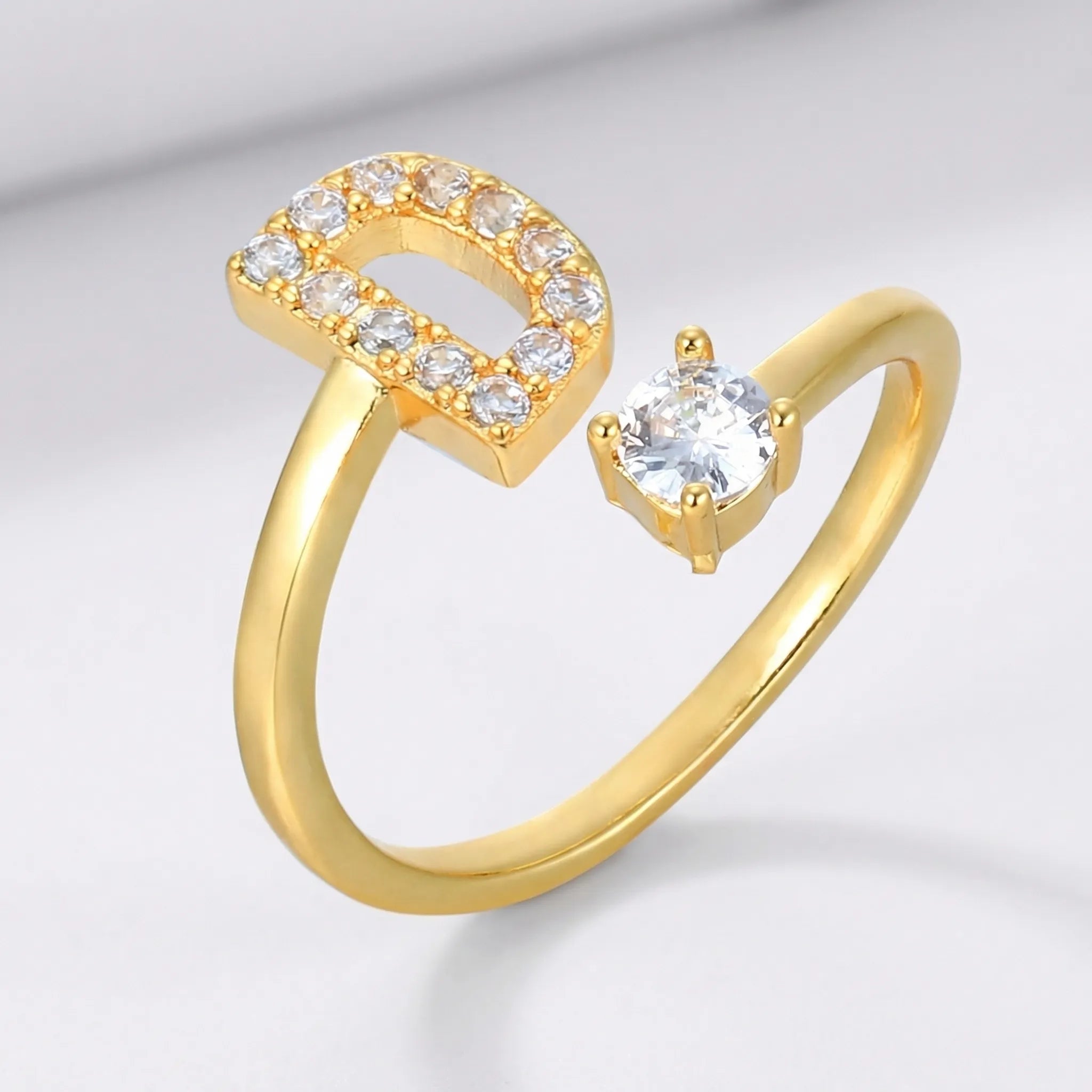 Navando | Gepersonaliseerde Ring Met zirkoniasTeen