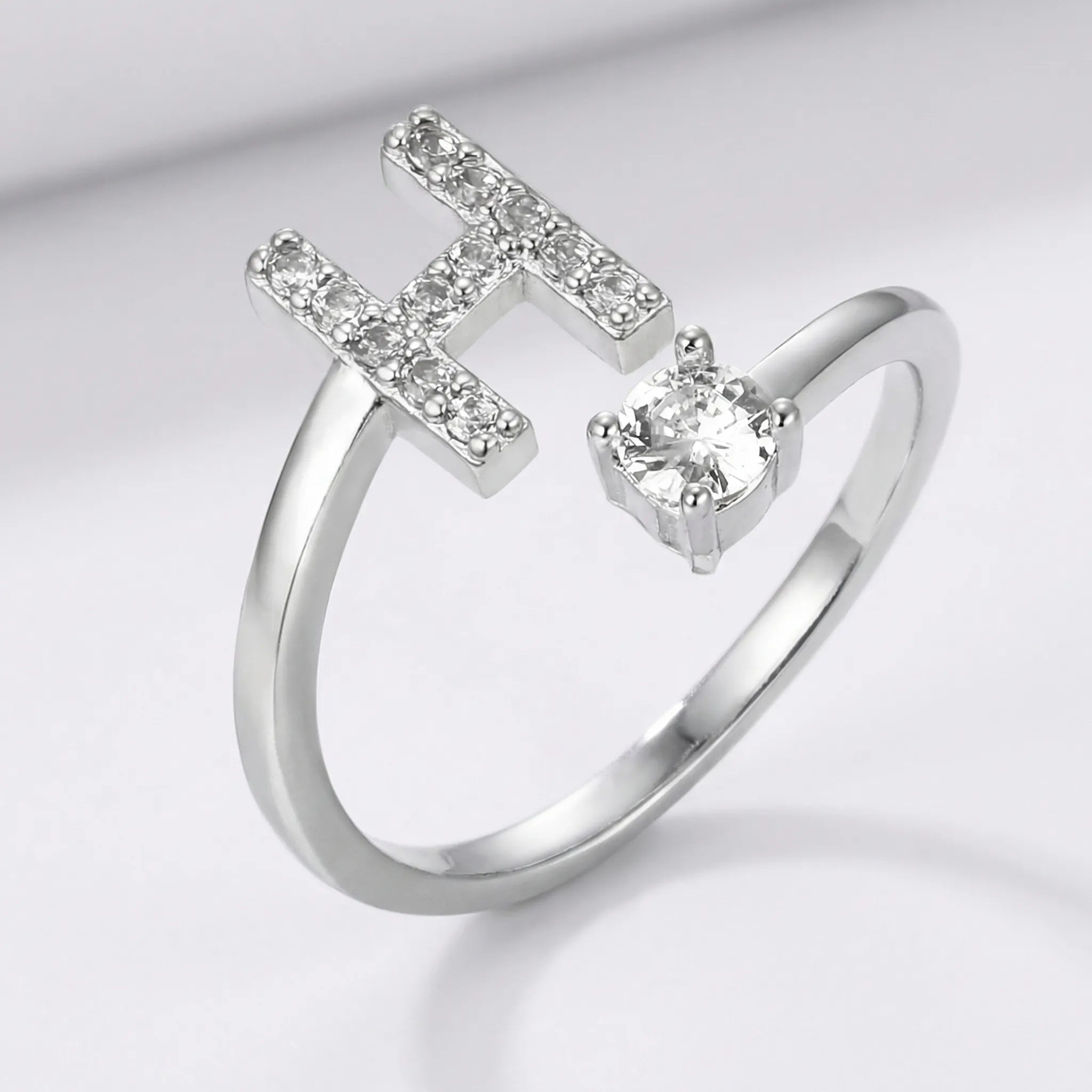 Navando | Gepersonaliseerde Ring Met zirkoniasTeen