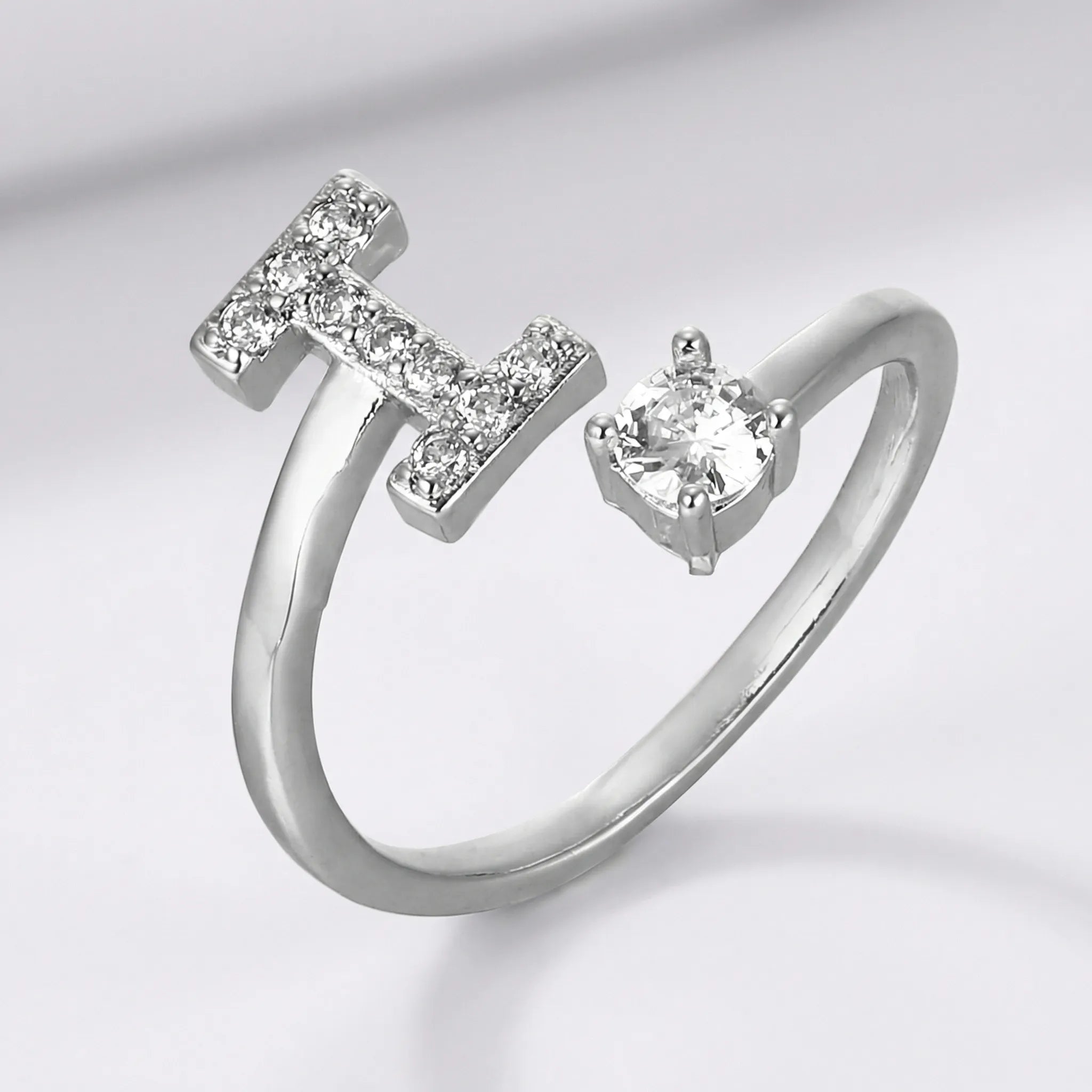 Navando | Gepersonaliseerde Ring Met zirkoniasTeen