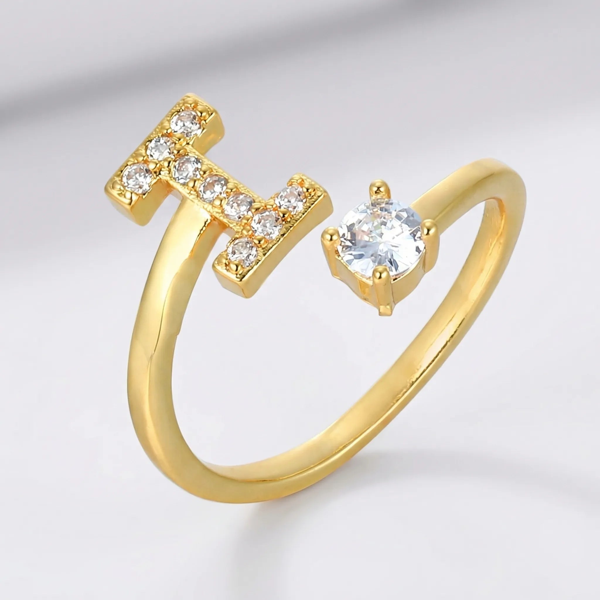 Navando | Gepersonaliseerde Ring Met zirkoniasTeen