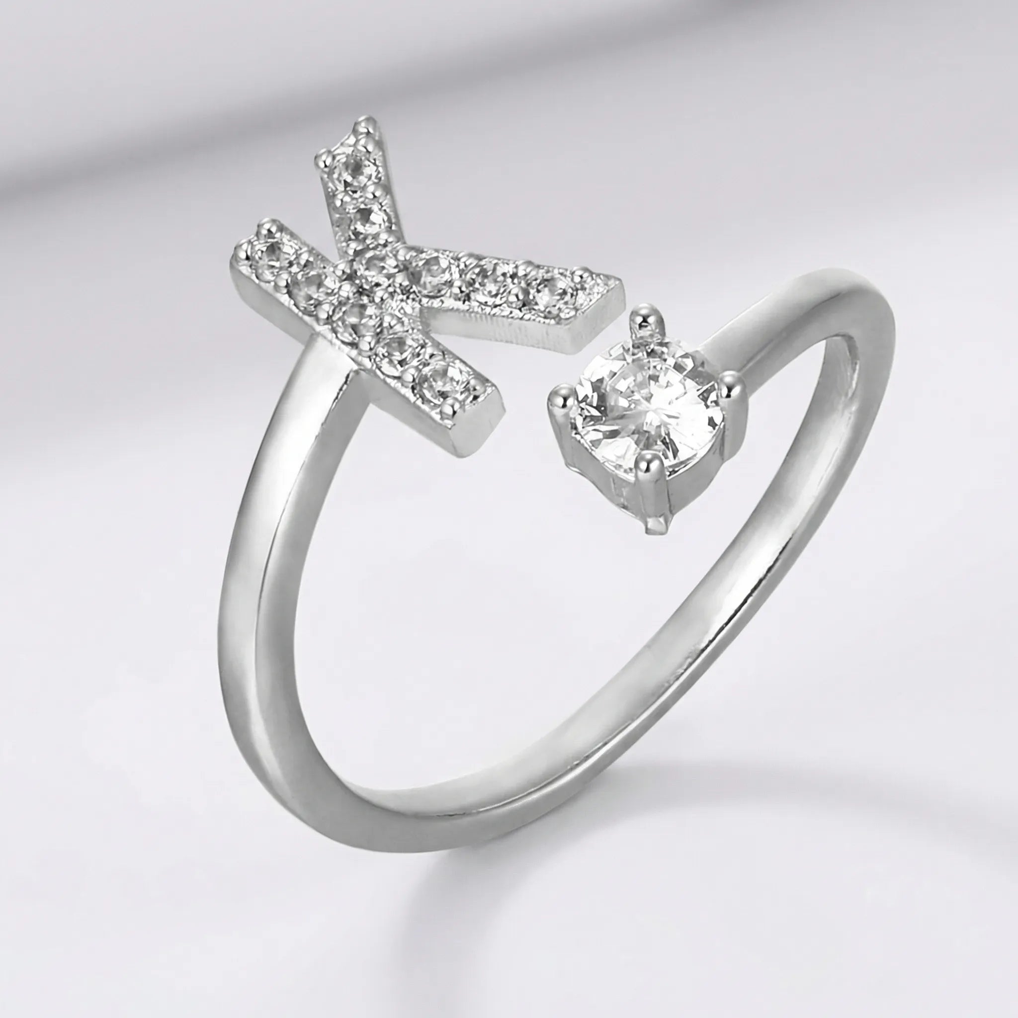 Navando | Gepersonaliseerde Ring Met zirkoniasTeen