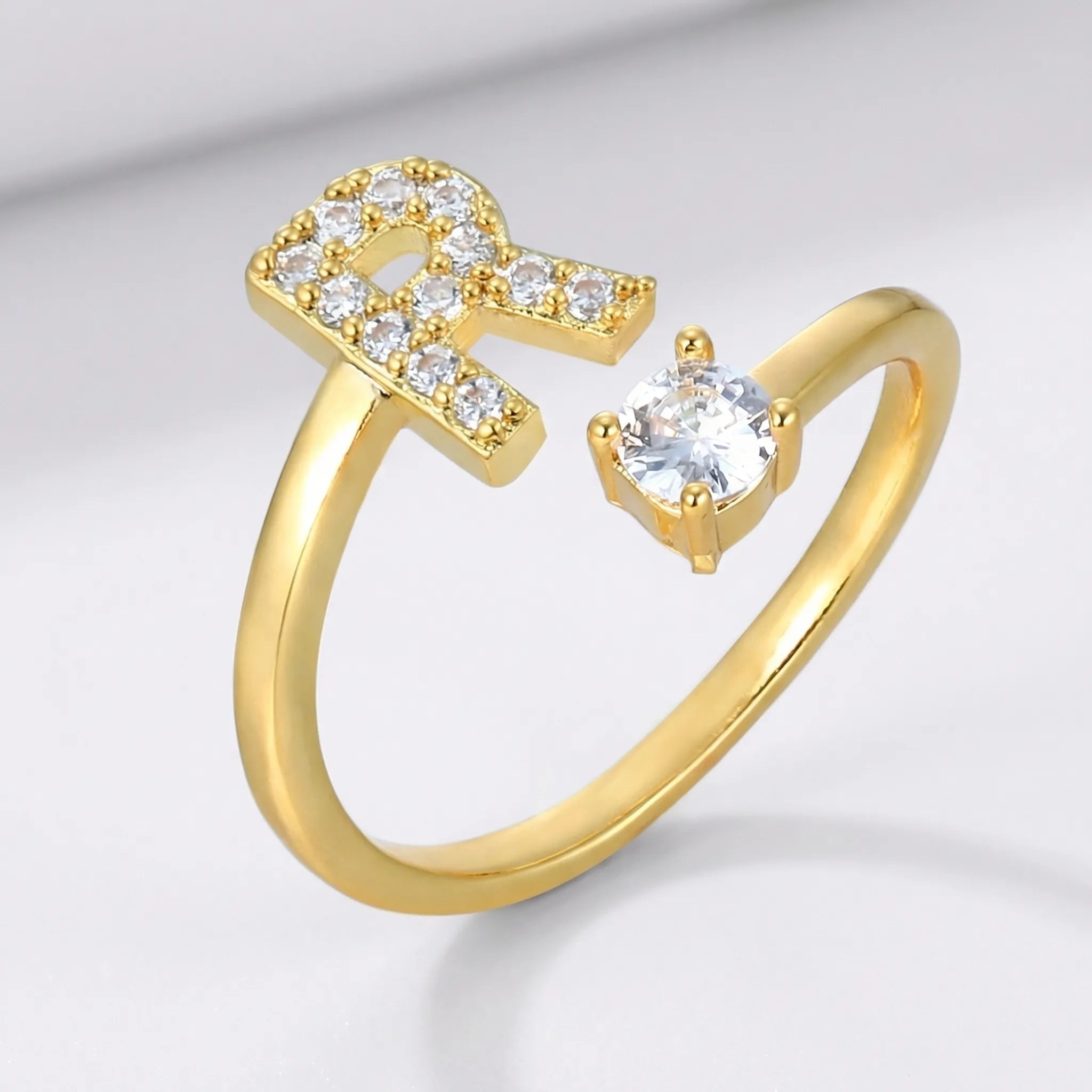 Navando | Gepersonaliseerde Ring Met zirkoniasTeen