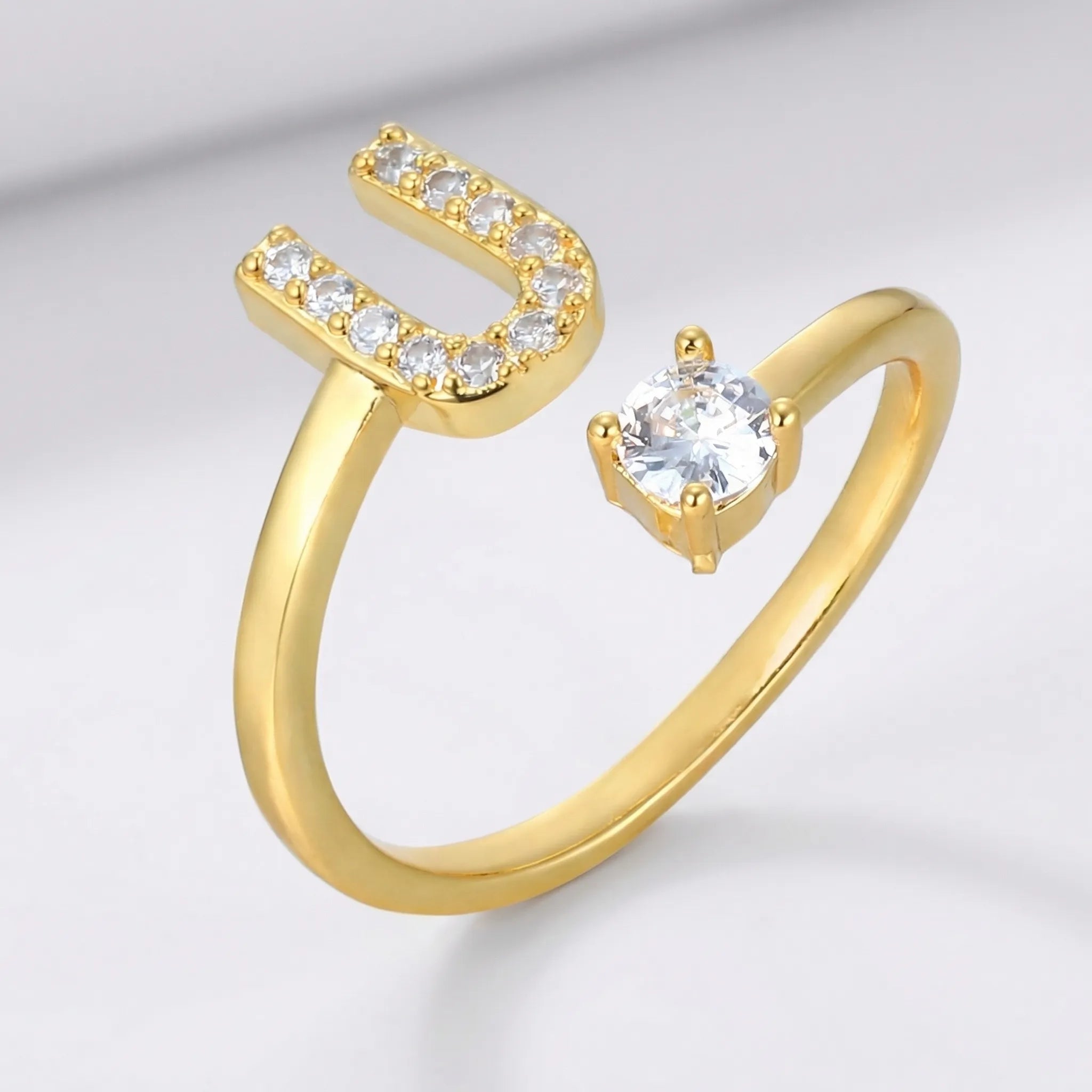 Navando | Gepersonaliseerde Ring Met zirkoniasTeen