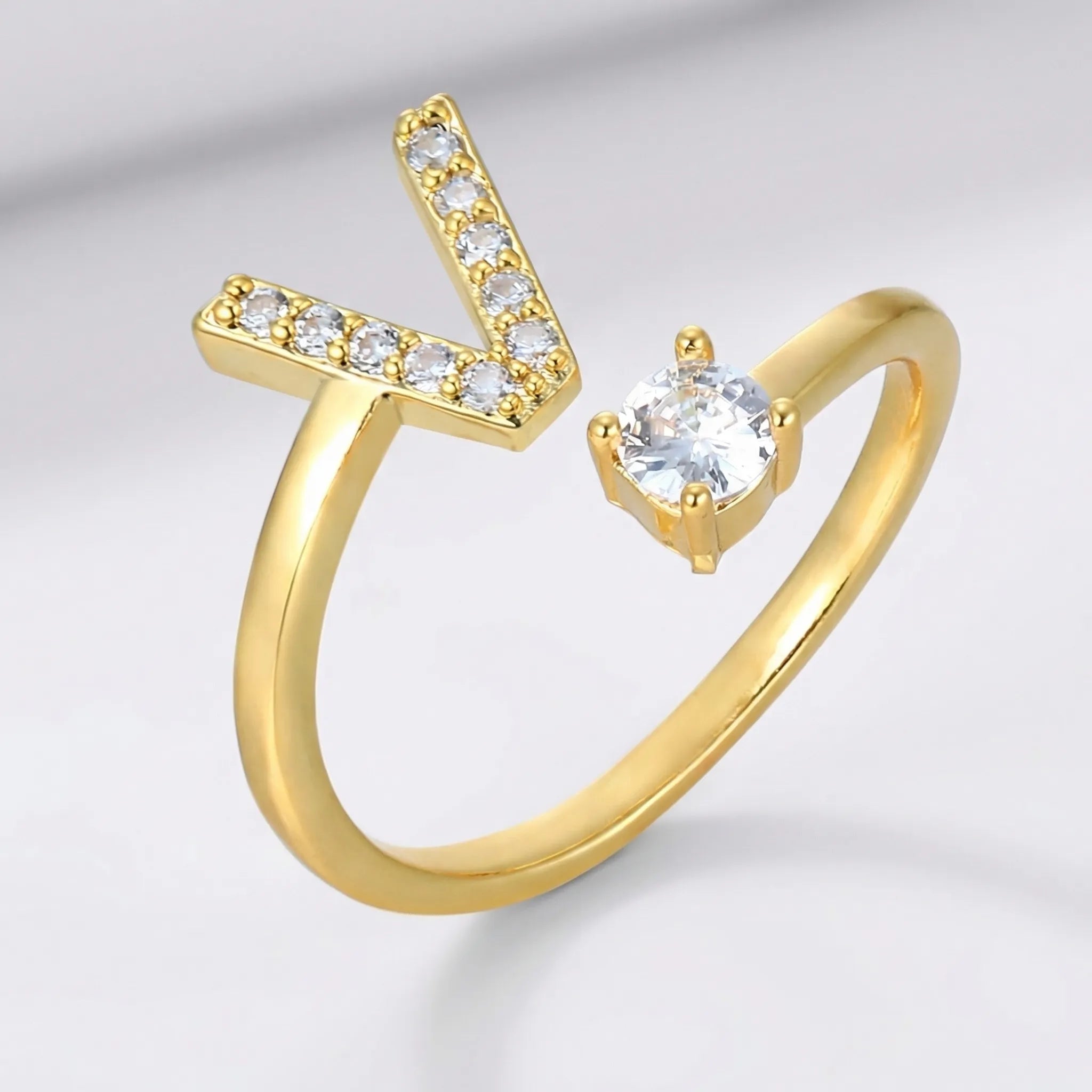 Navando | Gepersonaliseerde Ring Met zirkoniasTeen