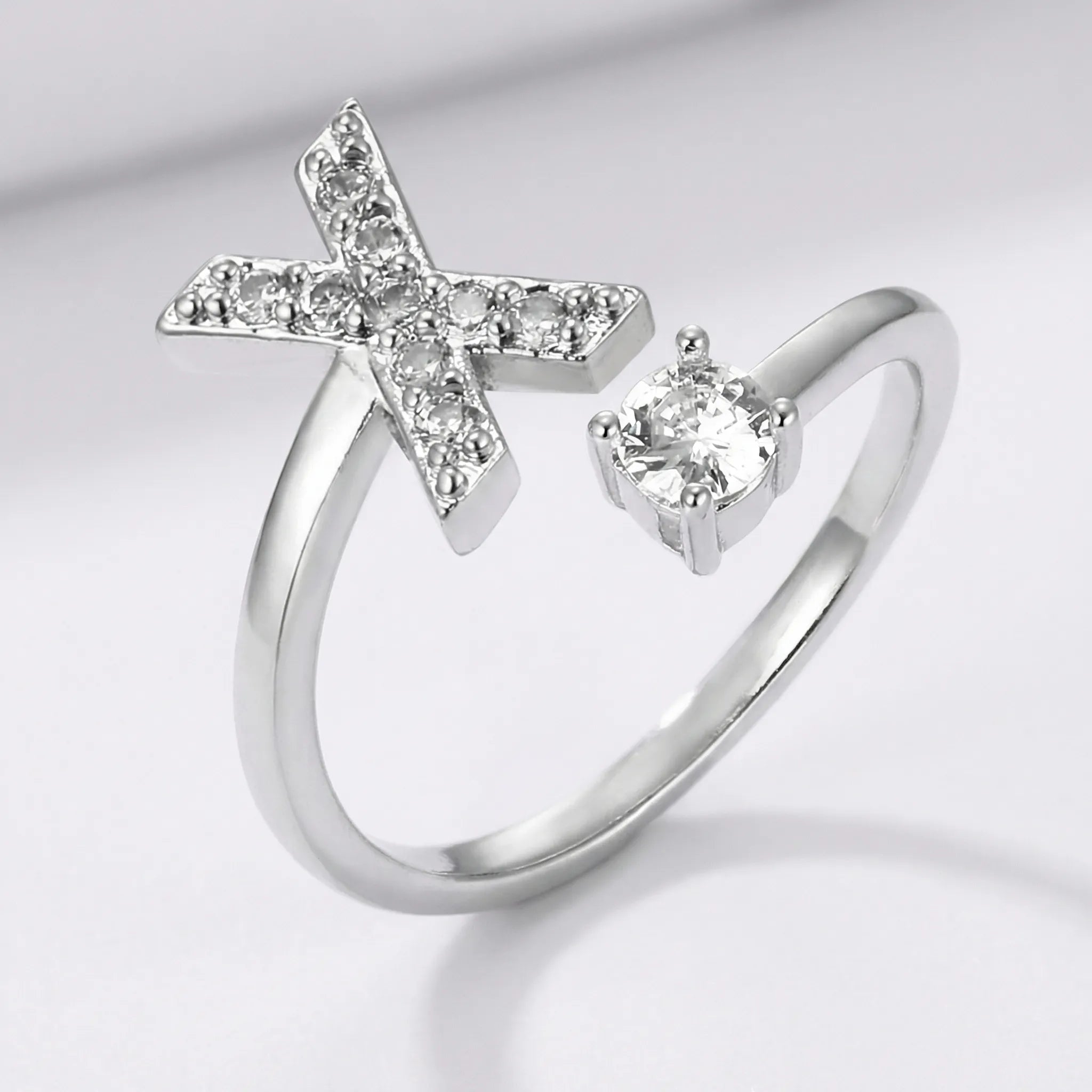 Navando | Gepersonaliseerde Ring Met zirkoniasTeen