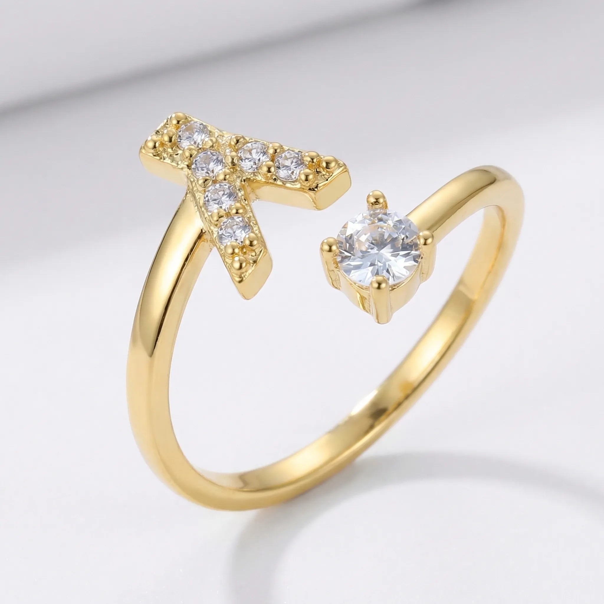 Navando | Gepersonaliseerde Ring Met zirkoniasTeen