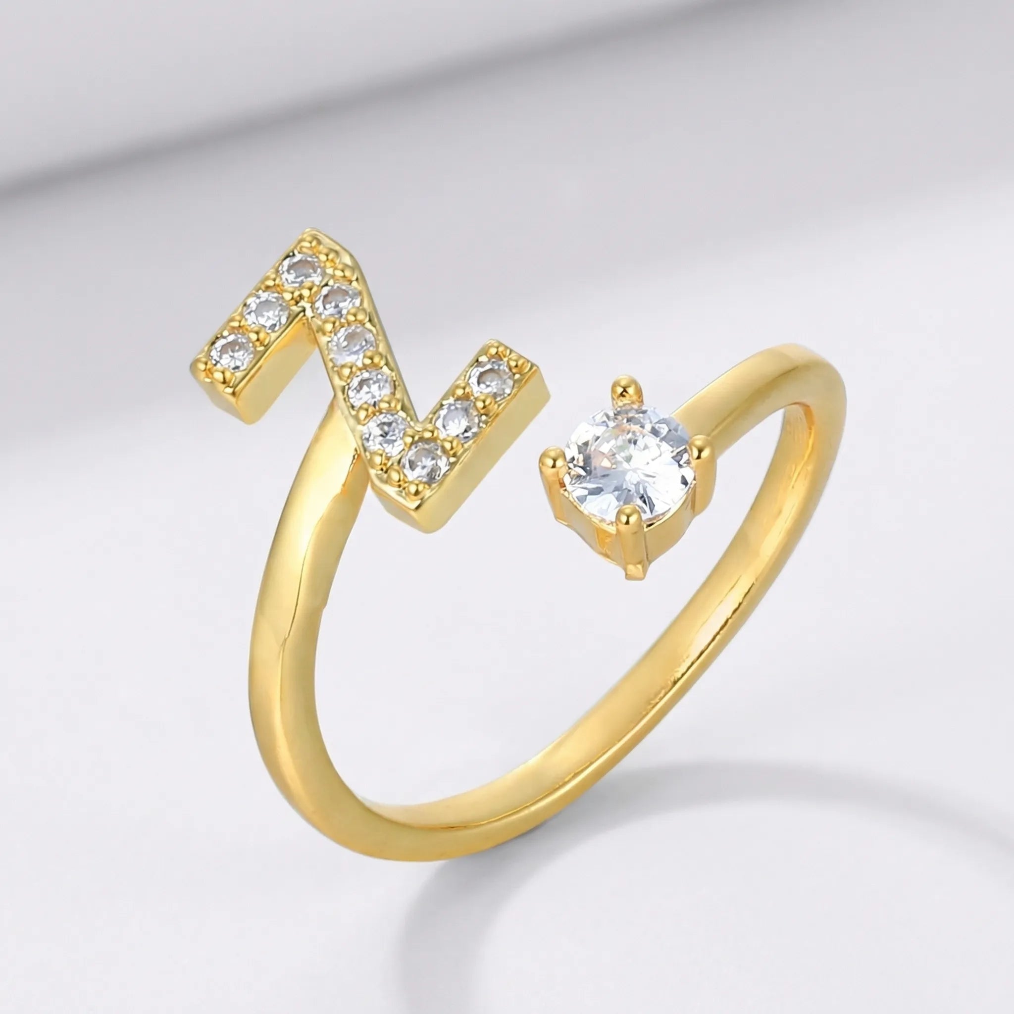 Navando | Gepersonaliseerde Ring Met zirkoniasTeen