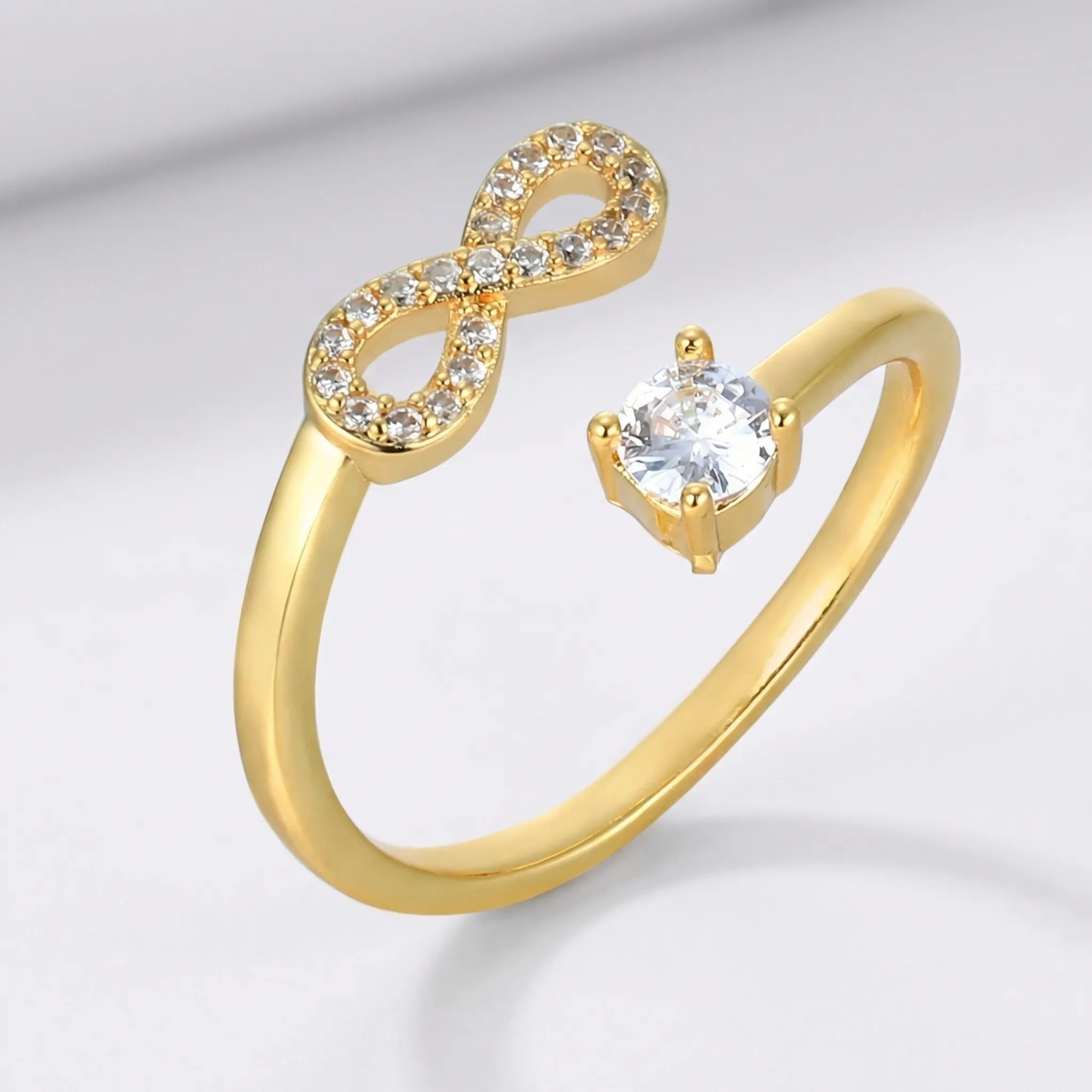 Navando | Gepersonaliseerde Ring Met zirkoniasTeen