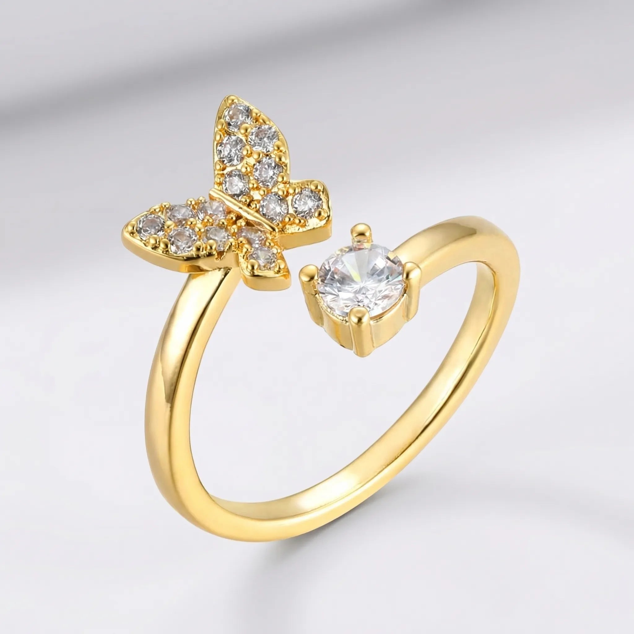 Navando | Gepersonaliseerde Ring Met zirkoniasTeen