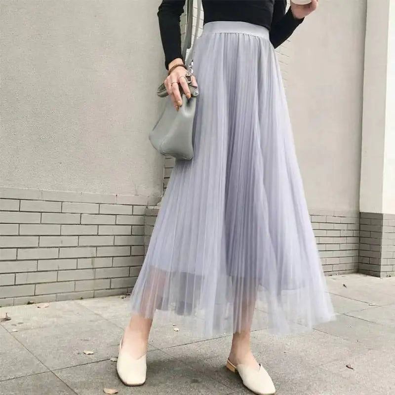 Navando | Geplooide Midi-Rok