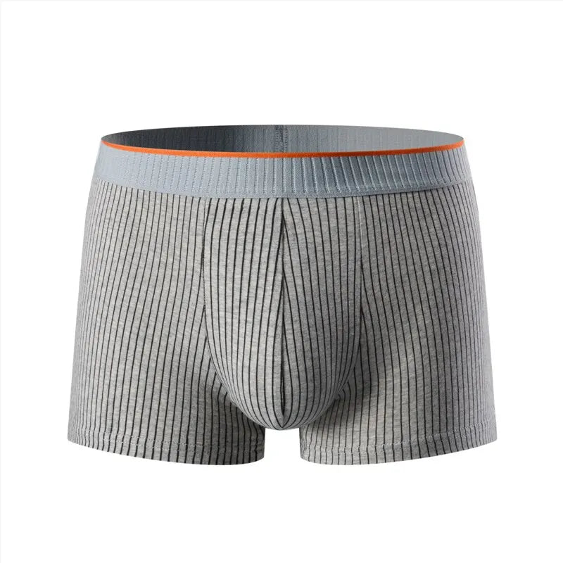 Navando | Gestreepte Heren Boxershorts Met Elastische Tailleband