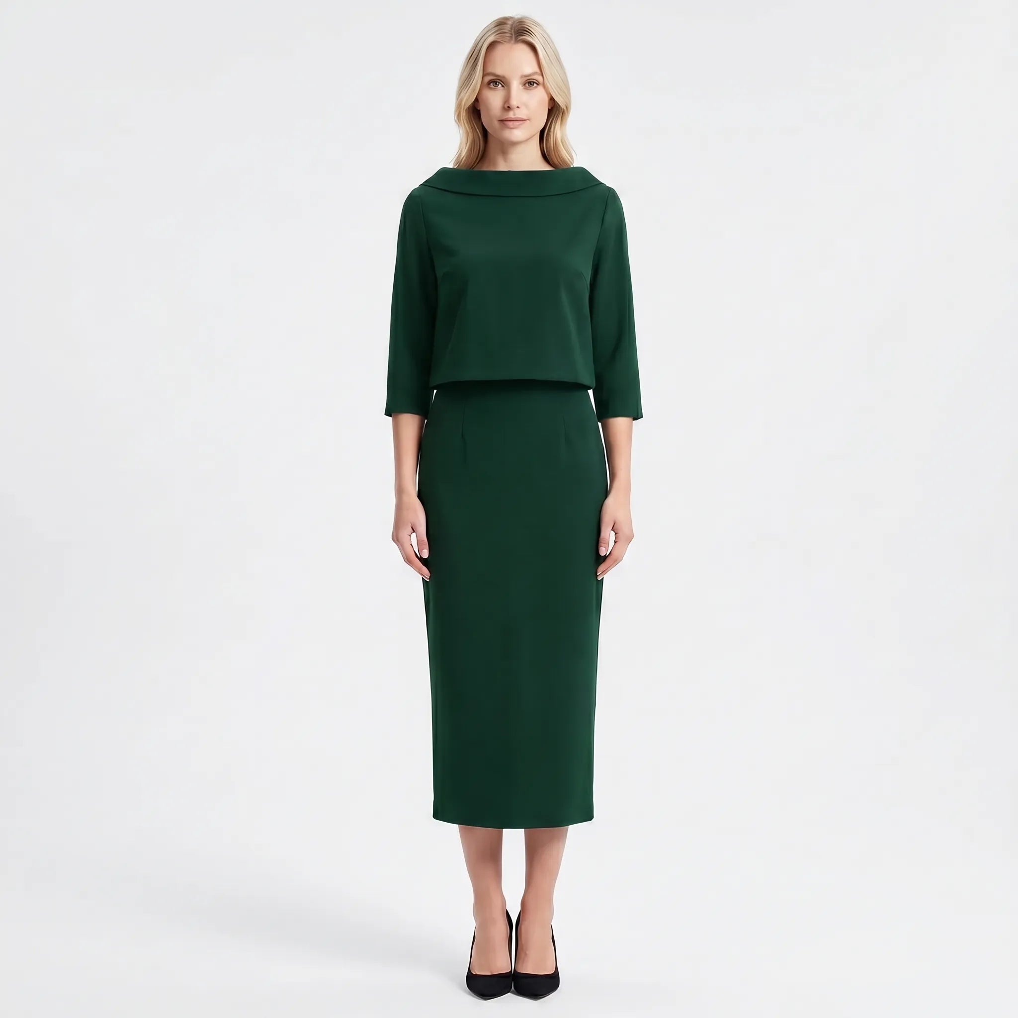 Navando | Getailleerde Tweedelige Rok Set