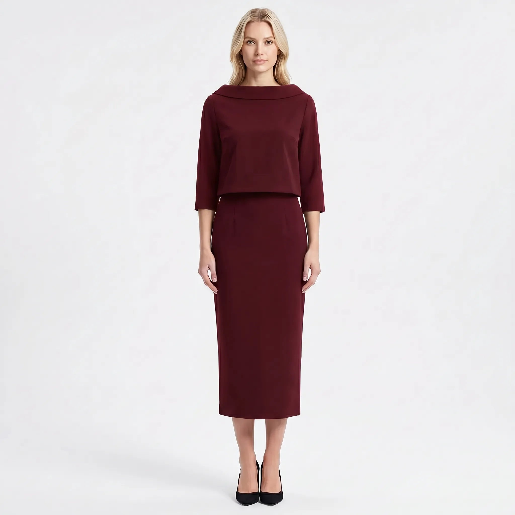 Navando | Getailleerde Tweedelige Rok Set