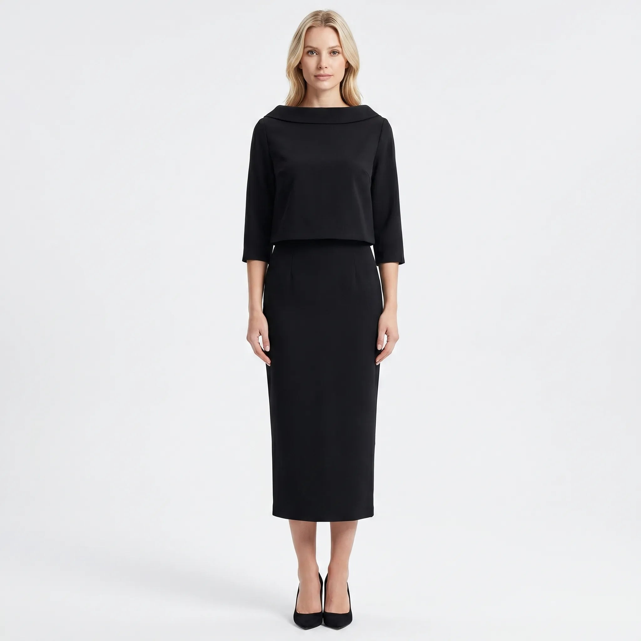 Navando | Getailleerde Tweedelige Rok Set