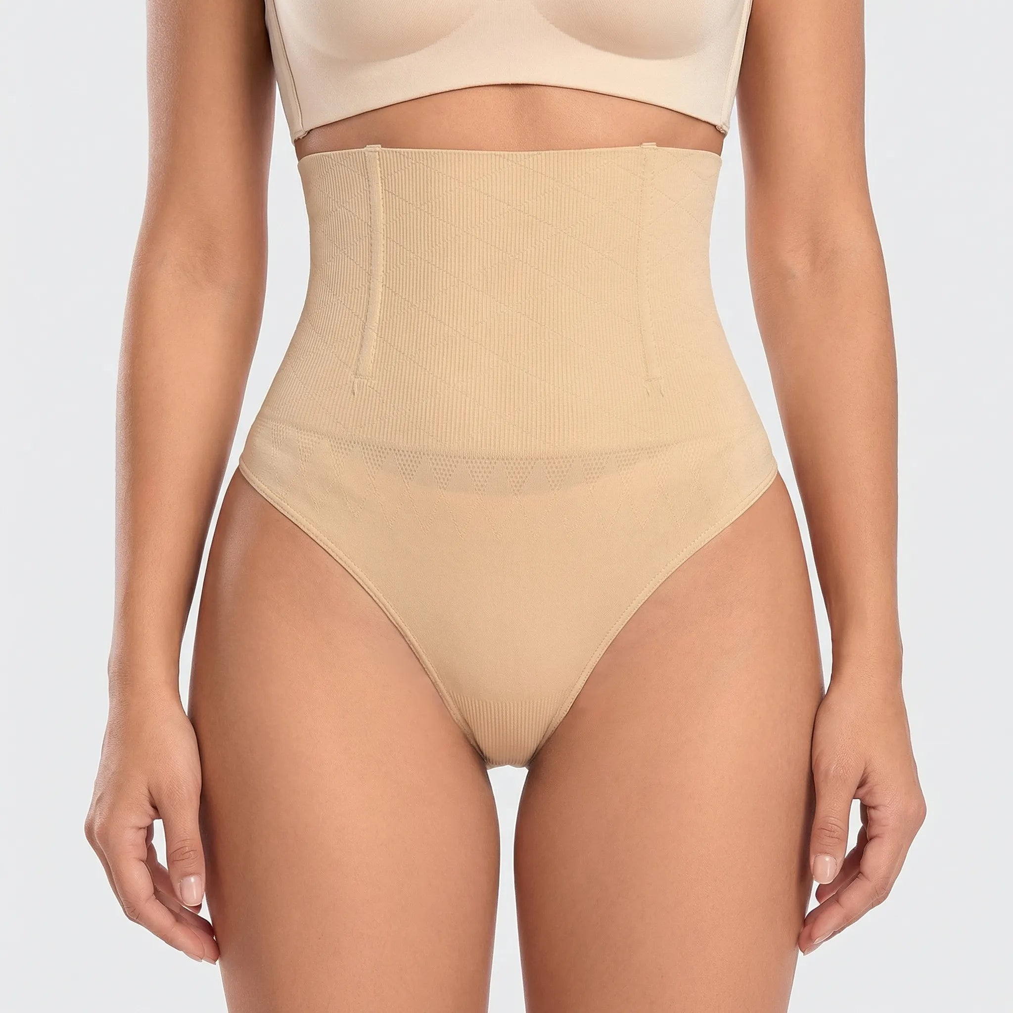 Navando | Hoog Uitgesneden Shapewear String Met Buikcontrole