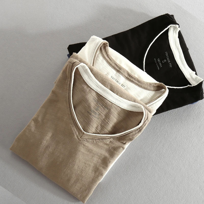 Navando | Langarmshirt Met Contrasterende Afwerking