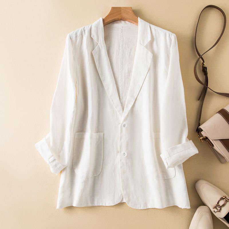 Navando | Lichte Blazer Met Klassieke Revers