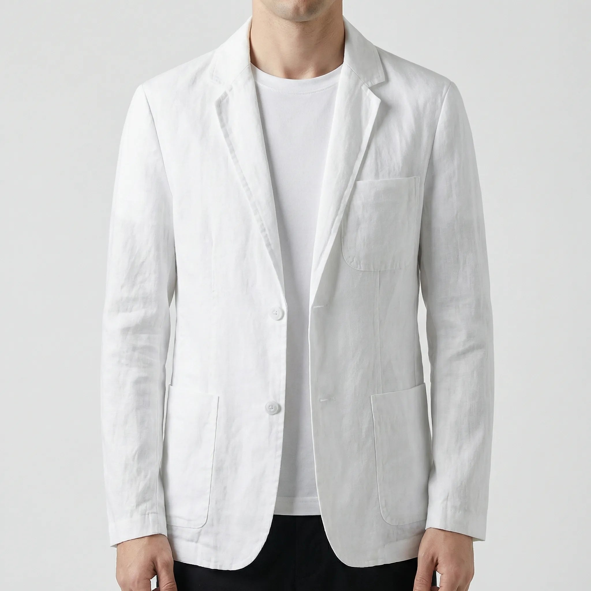 Navando | Luchtige Blazer Met Knoopsluiting