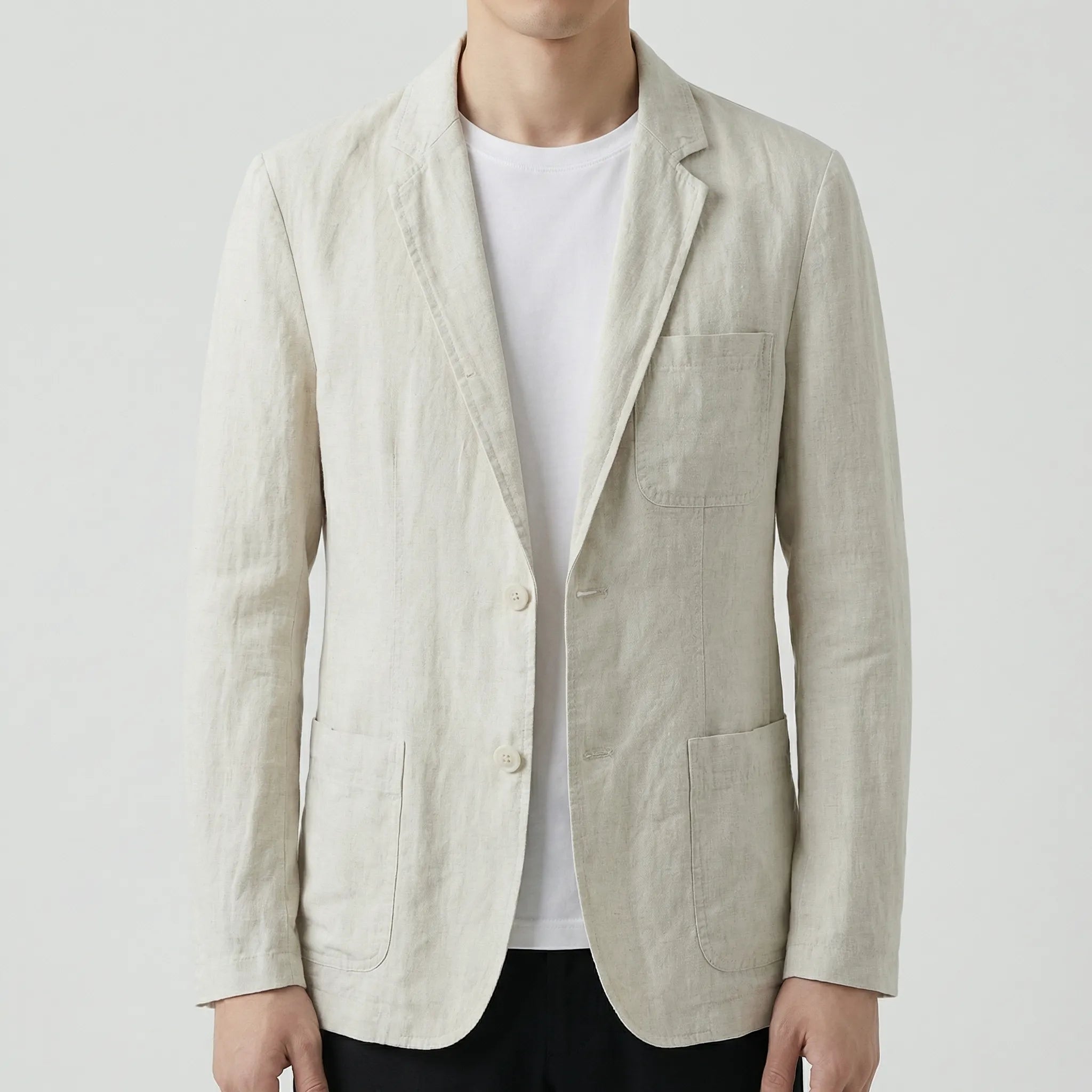 Navando | Luchtige Blazer Met Knoopsluiting