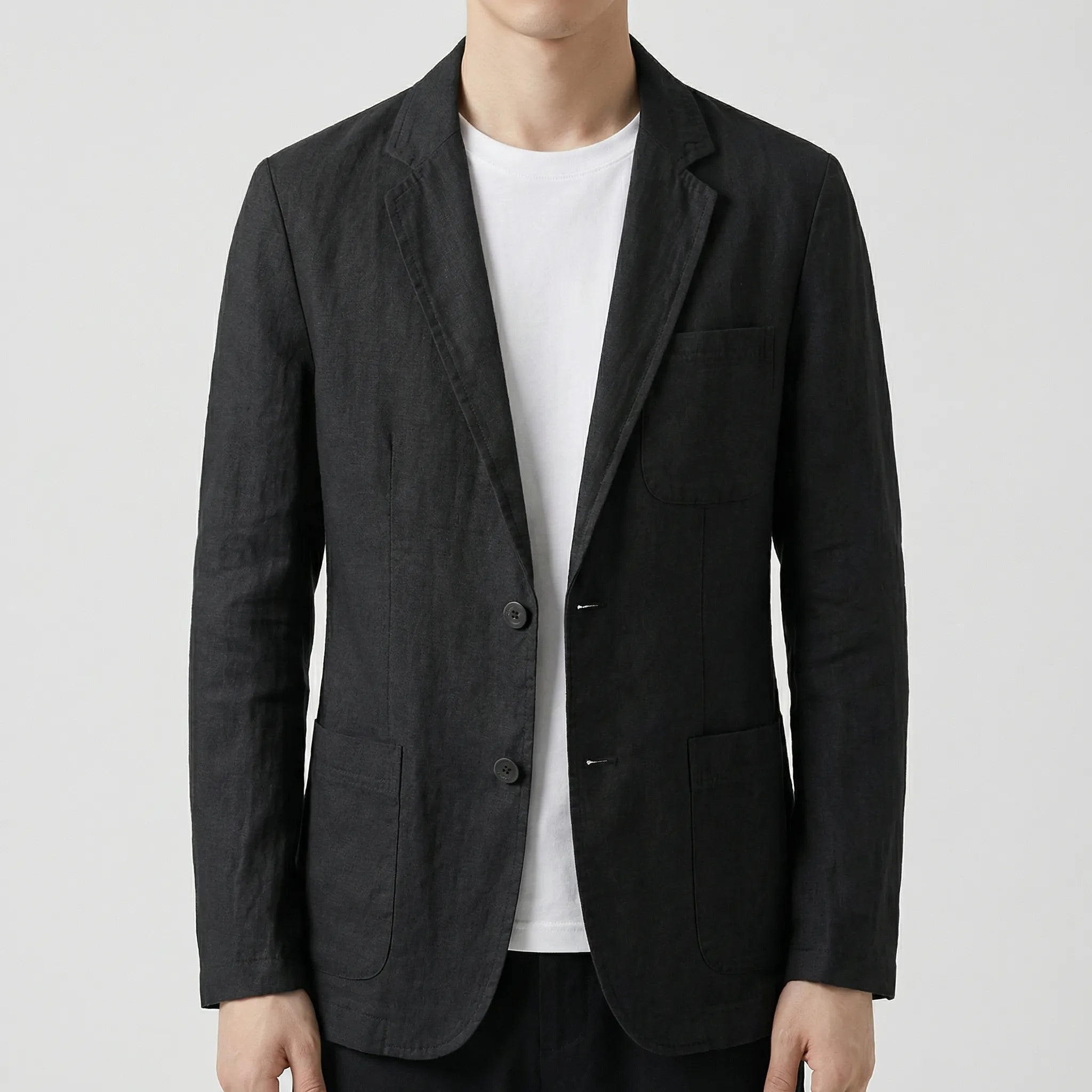 Navando | Luchtige Blazer Met Knoopsluiting