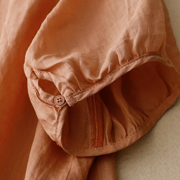 Navando | Luchtige Blouse Met Bloemenborduursels