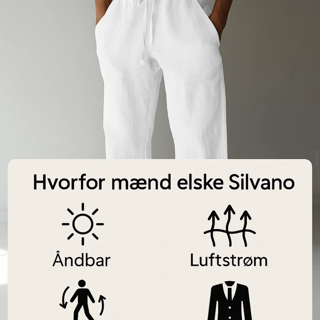 Navando | Luchtige Heren Zomerbroek Met Trekkoord