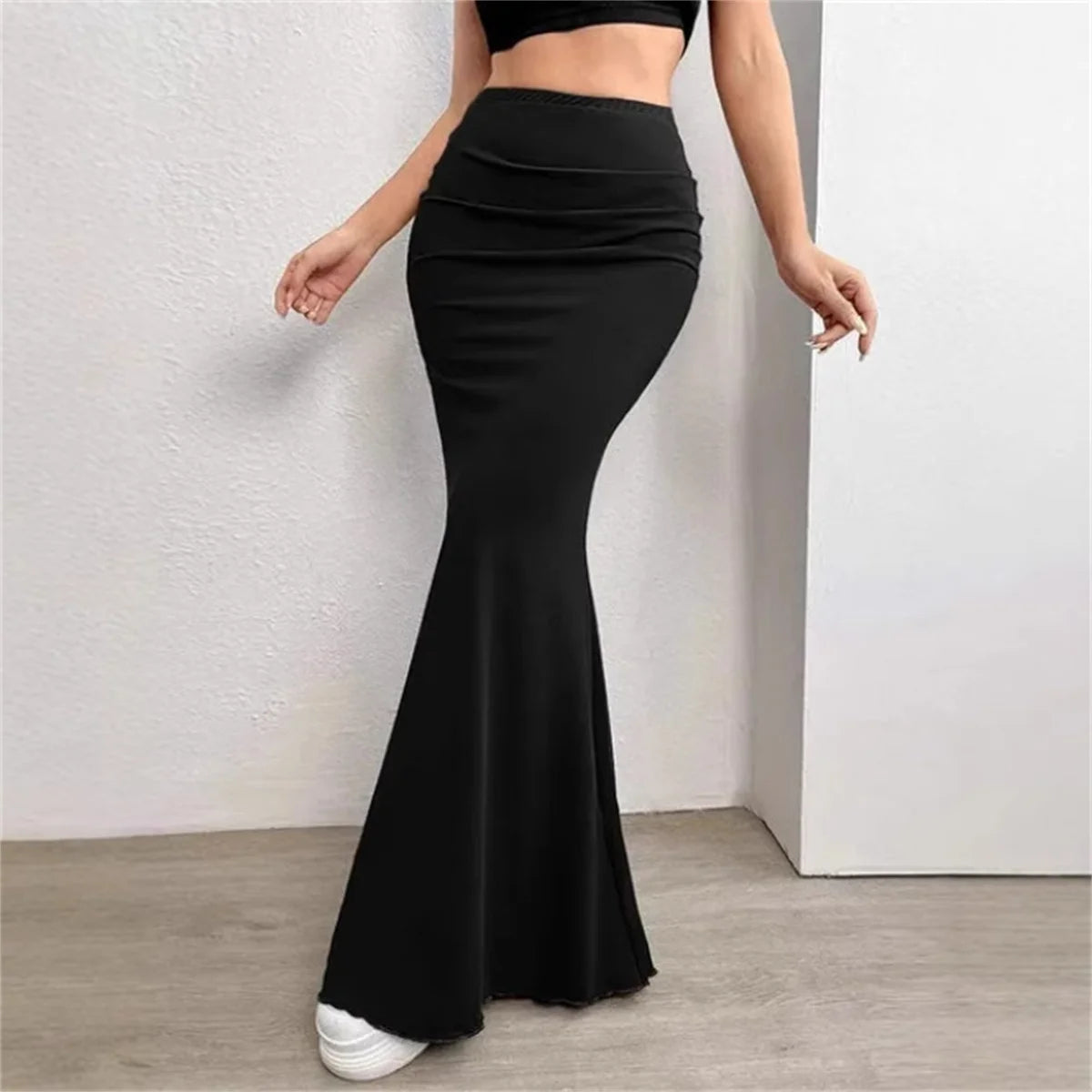 Navando | Maxi-Rok Met Fishtail Zoom