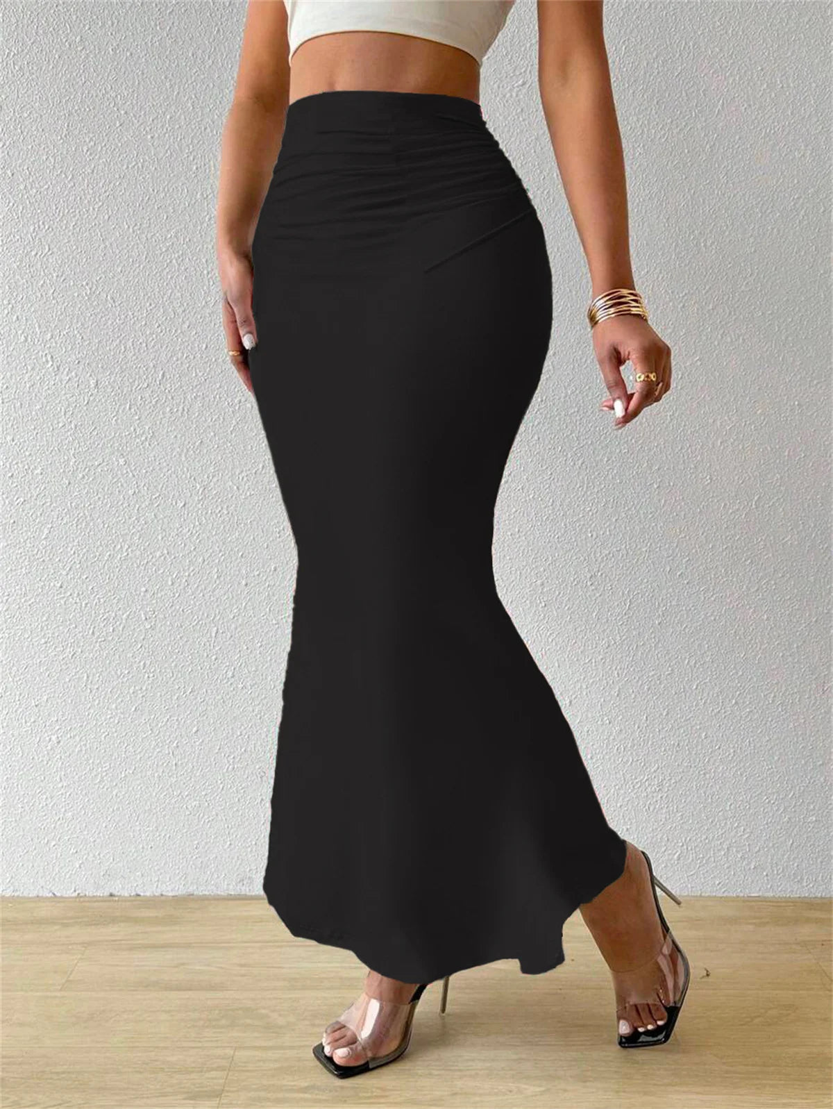 Navando | Maxi-Rok Met Fishtail Zoom