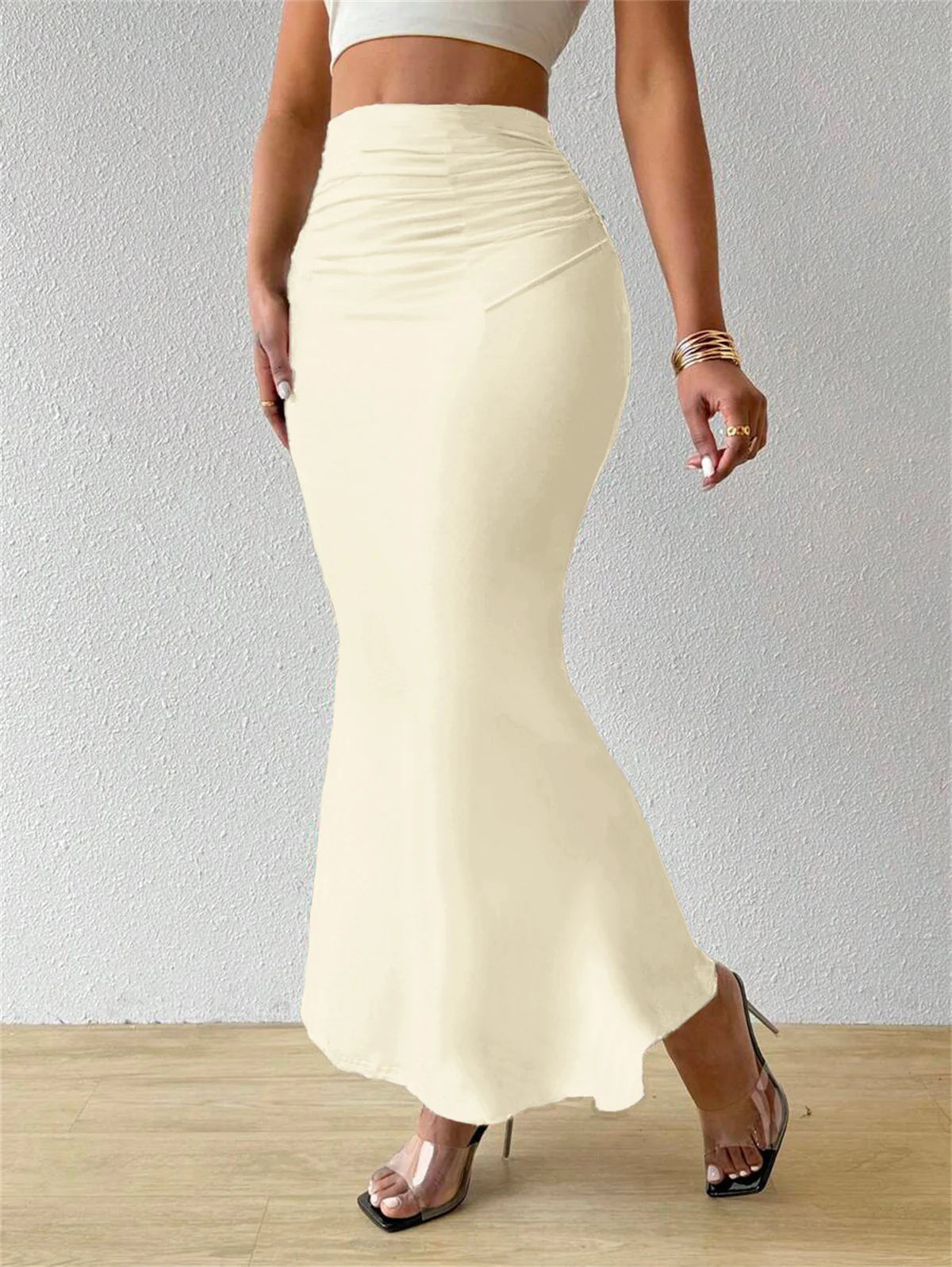 Navando | Maxi-Rok Met Fishtail Zoom