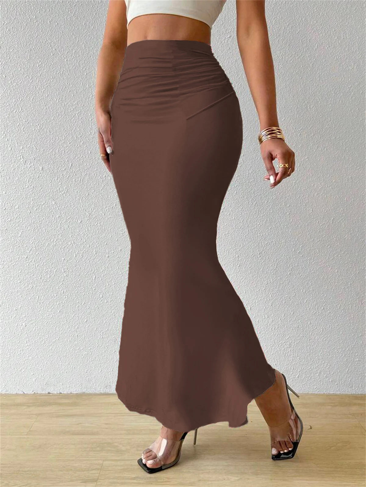 Navando | Maxi-Rok Met Fishtail Zoom