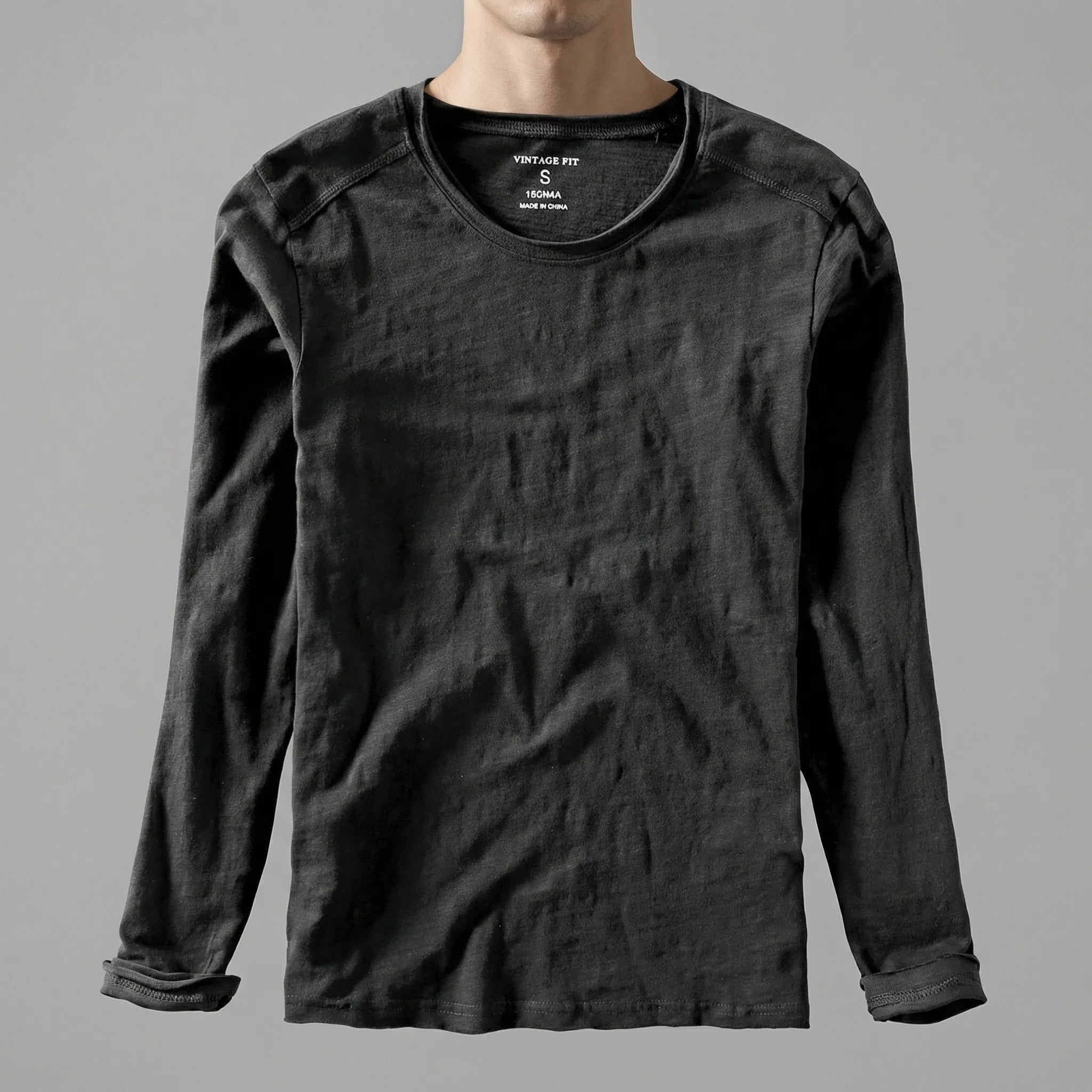 Navando | Minimalistische Longsleeve Met Ronde Hals