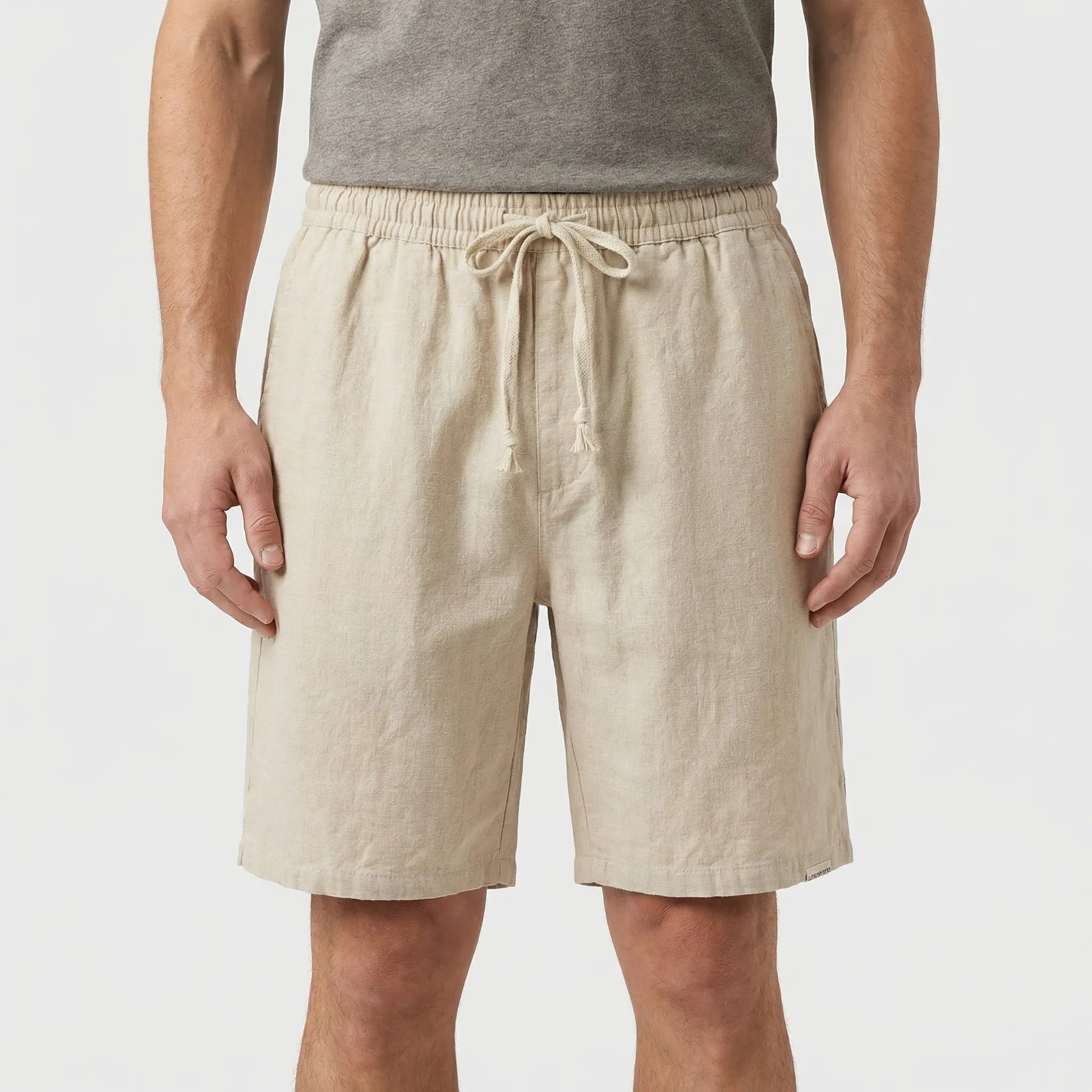 Navando | Minimalistische Short Met Trekkoord En Elastische Tailleband