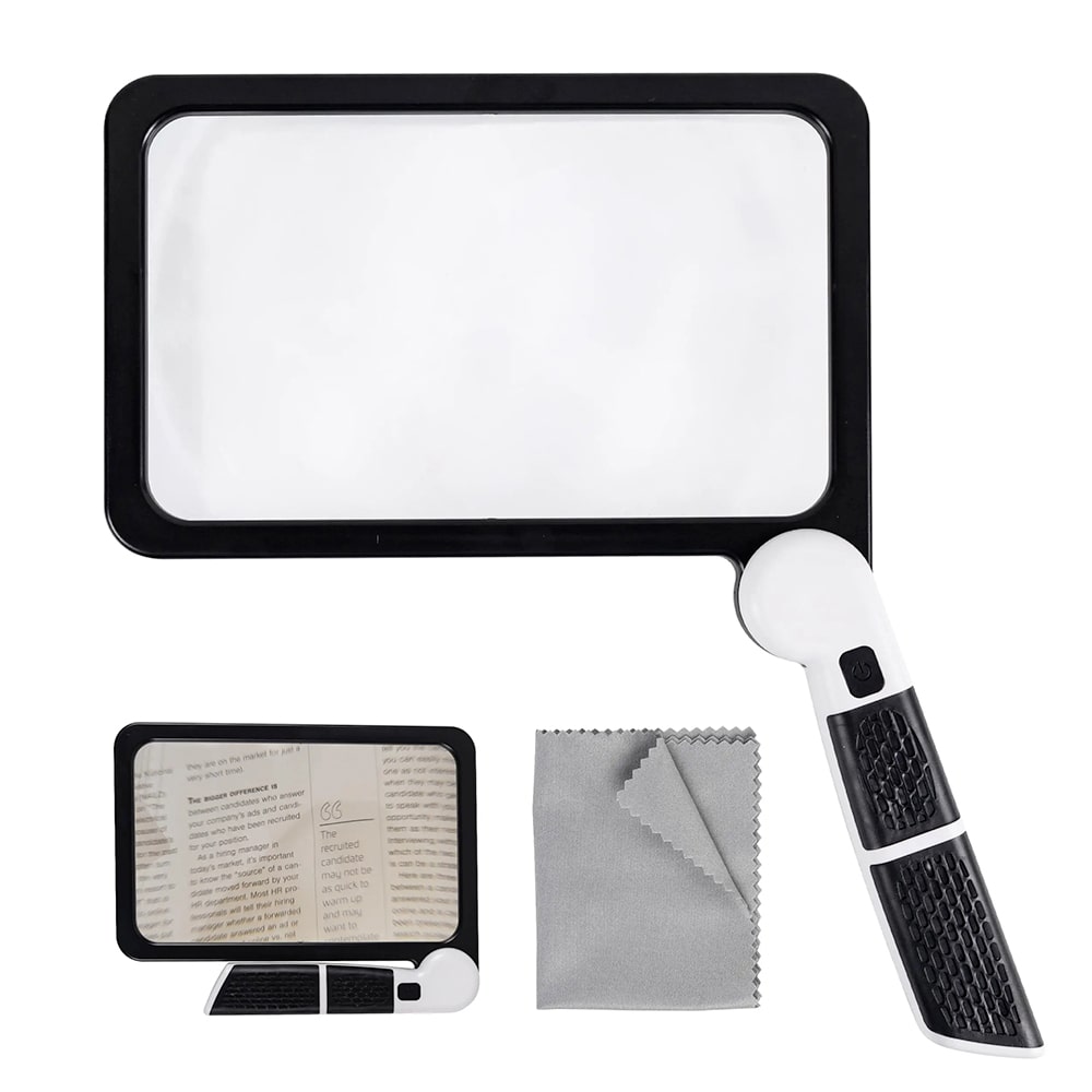 Navando | Opvouwbaar Vergrotingsglas Met LED-Verlichting
