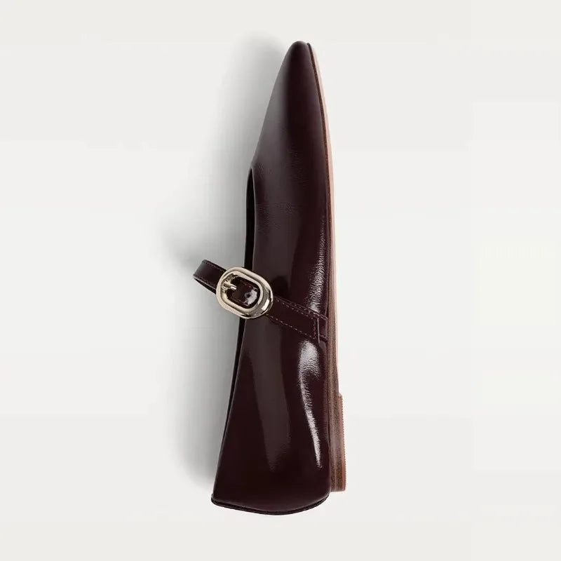 Navando | Platte Mary Jane Met Gesp