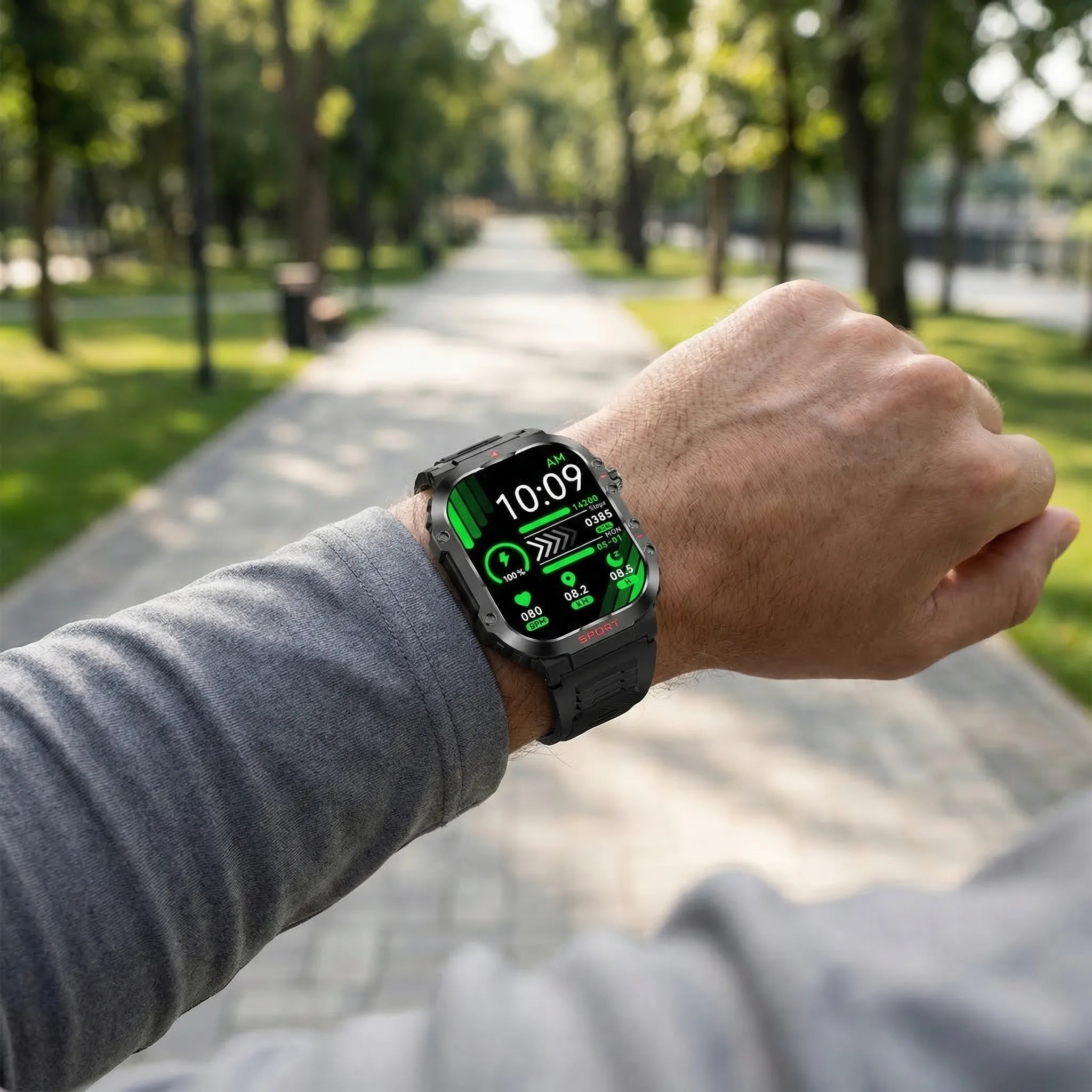 Navando | Robuuste Smartwatch Met Gezondheidsmonitoring