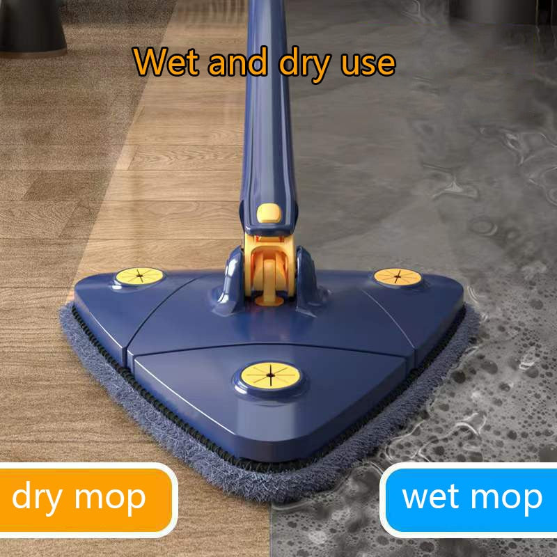 Navando | Roterende Driehoekige Mop Met Zelfuitwringer
