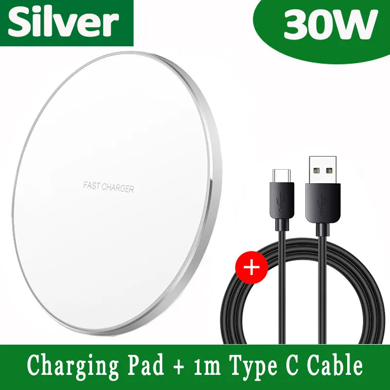 Navando | Snel Draadloos Oplaadpad Met USB-C Aansluiting