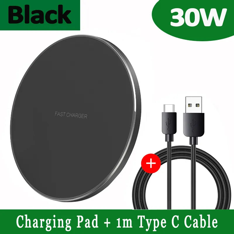 Navando | Snel Draadloos Oplaadpad Met USB-C Aansluiting