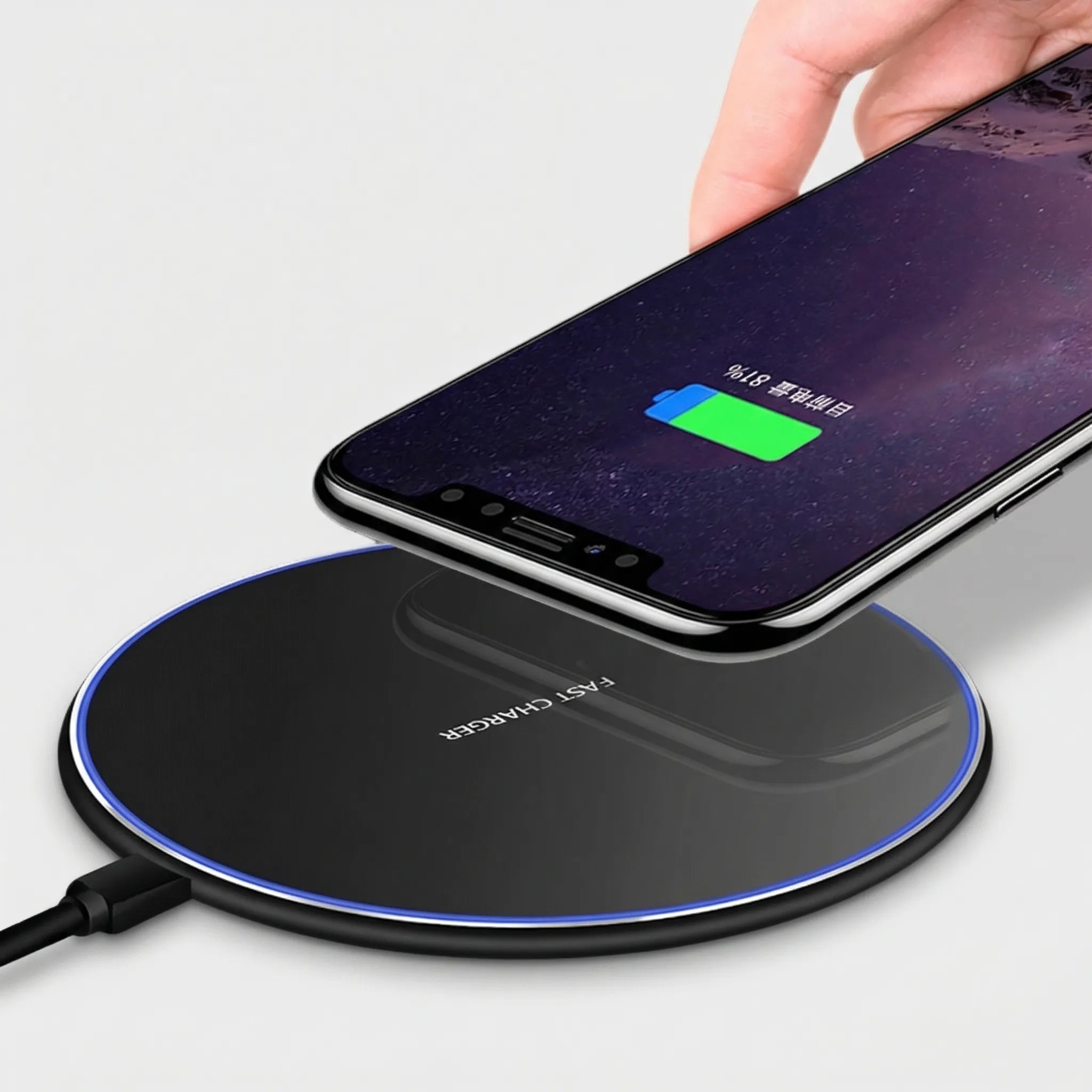 Navando | Snel Draadloos Oplaadpad Met USB-C Aansluiting