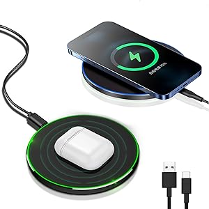 Navando | Snel Draadloos Oplaadpad Met USB-C Aansluiting