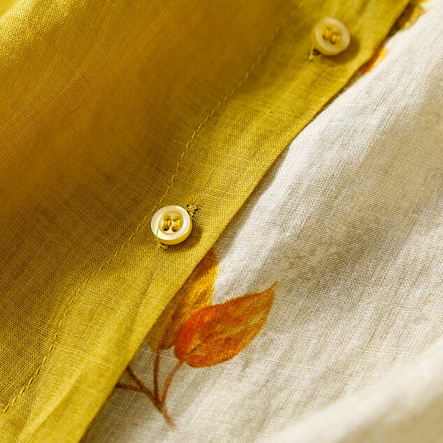 Navando | Tweekleurige Blouse Met Bloemenprint