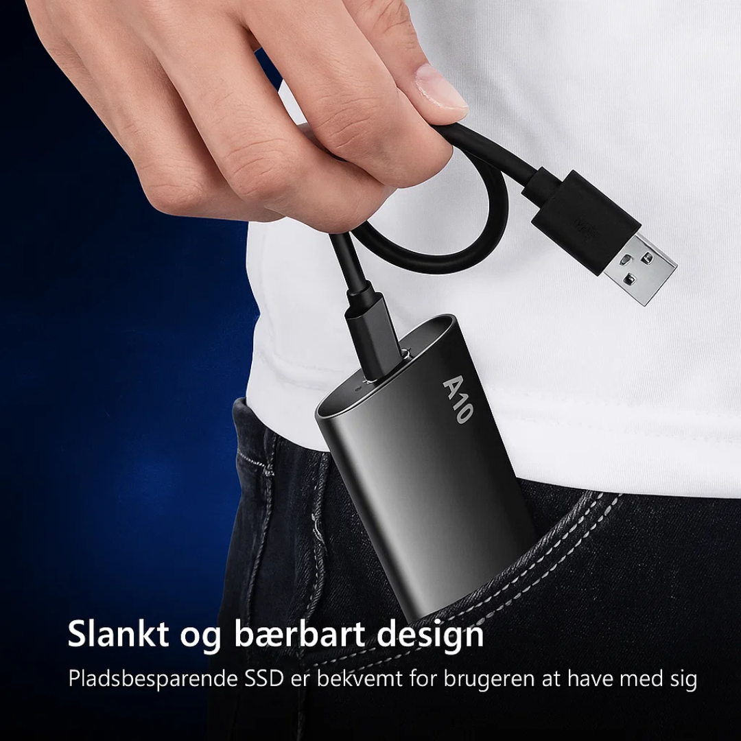 Navando | Ultracompacte Draagbare Externe SSD Met USB-C