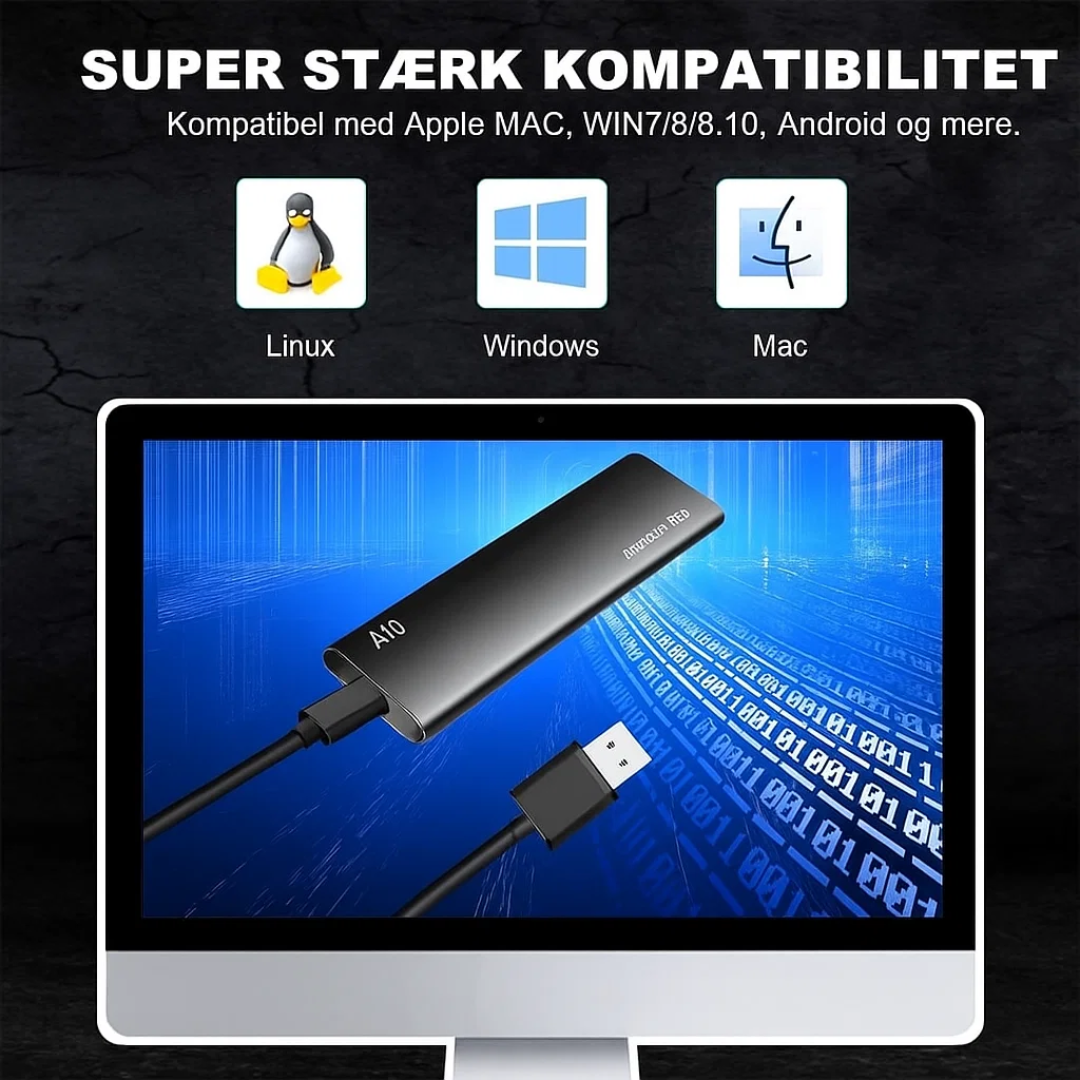 Navando | Ultracompacte Draagbare Externe SSD Met USB-C