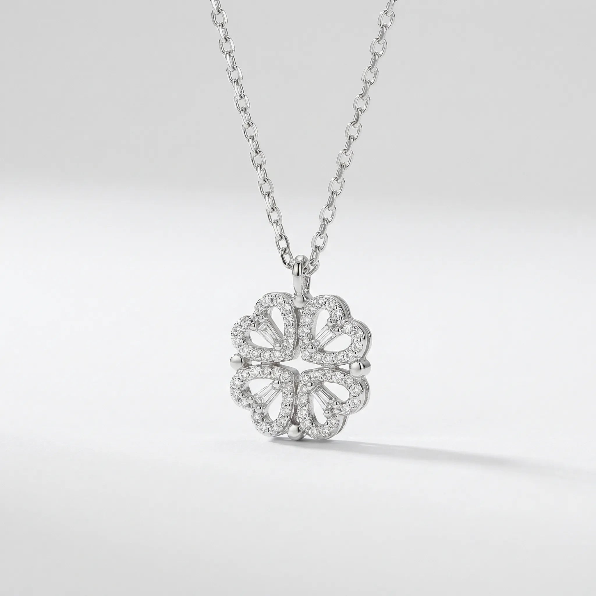 Navando | Verstelbare Ketting Met Klavertje Vier Hanger