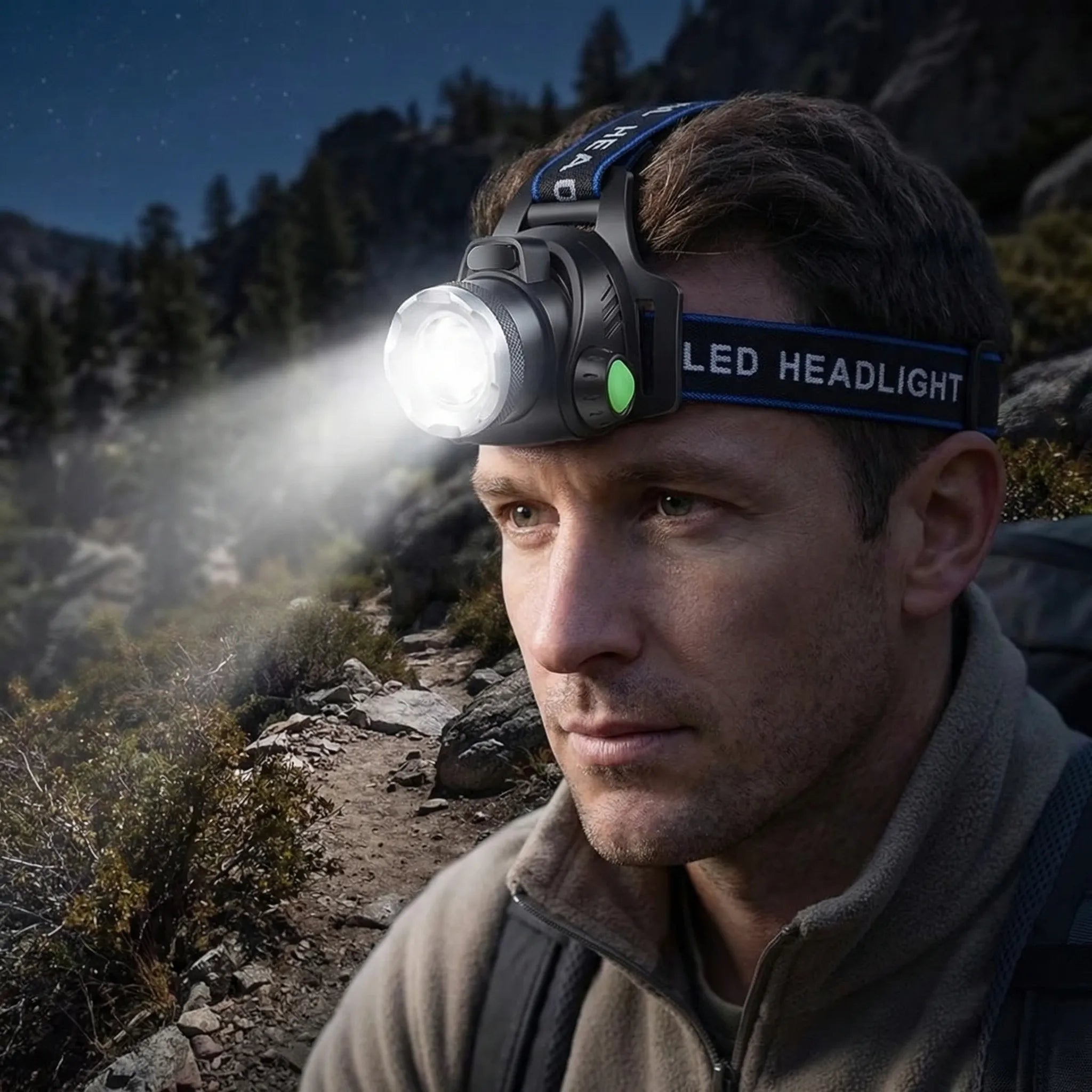 Navando | Verstelbare LED-Hoofdlamp Voor Buitenactiviteiten