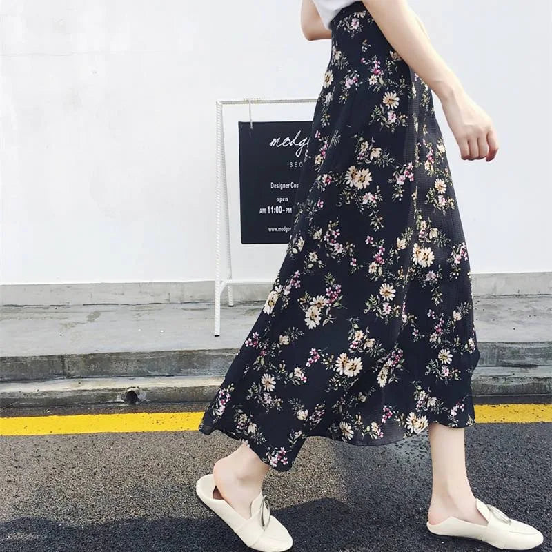 Navando | Vloeiende Maxi Rok