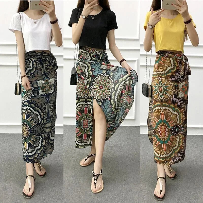 Navando | Vloeiende Maxi Rok