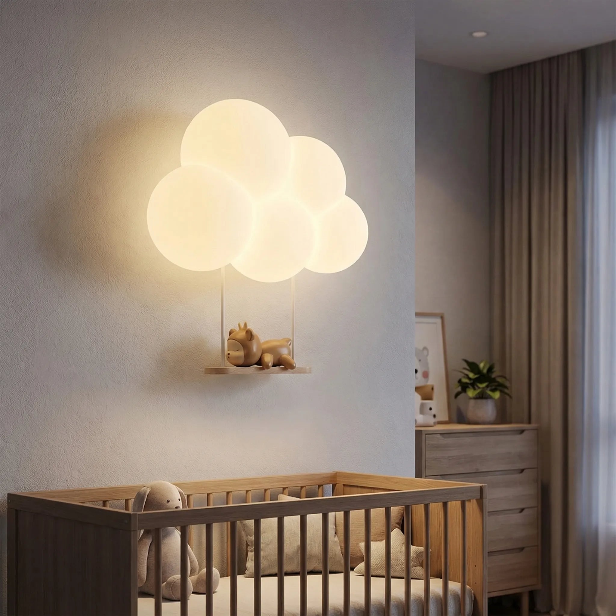 Navando | Wandgemonteerde LED-Lamp In Wolkvorm